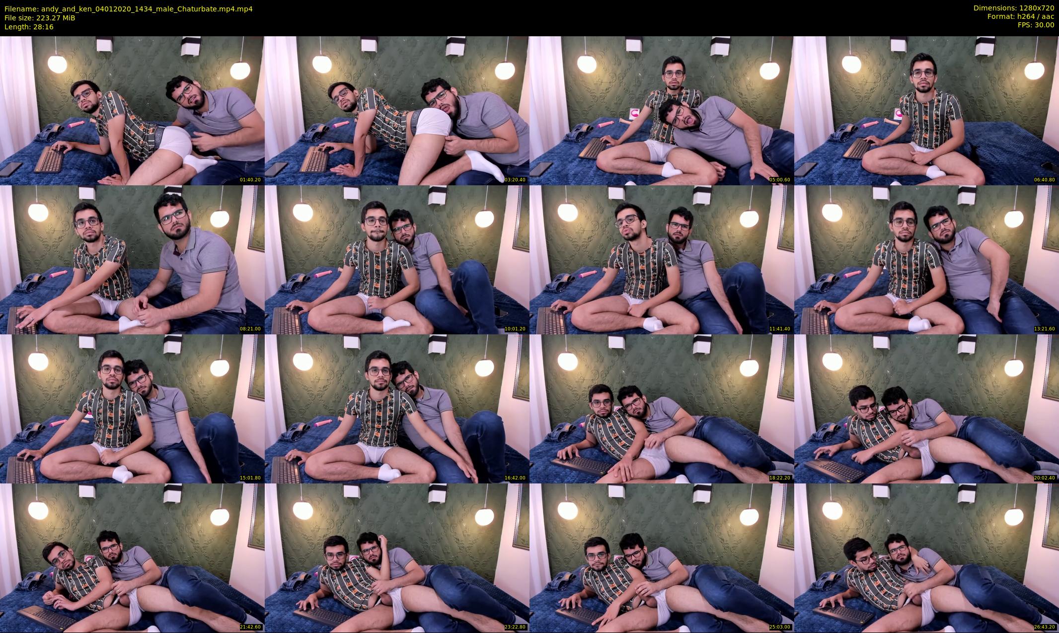 andy_and_ken — 29 minute Chaturbate male cam show recording, 720p, Jan 4, 2020