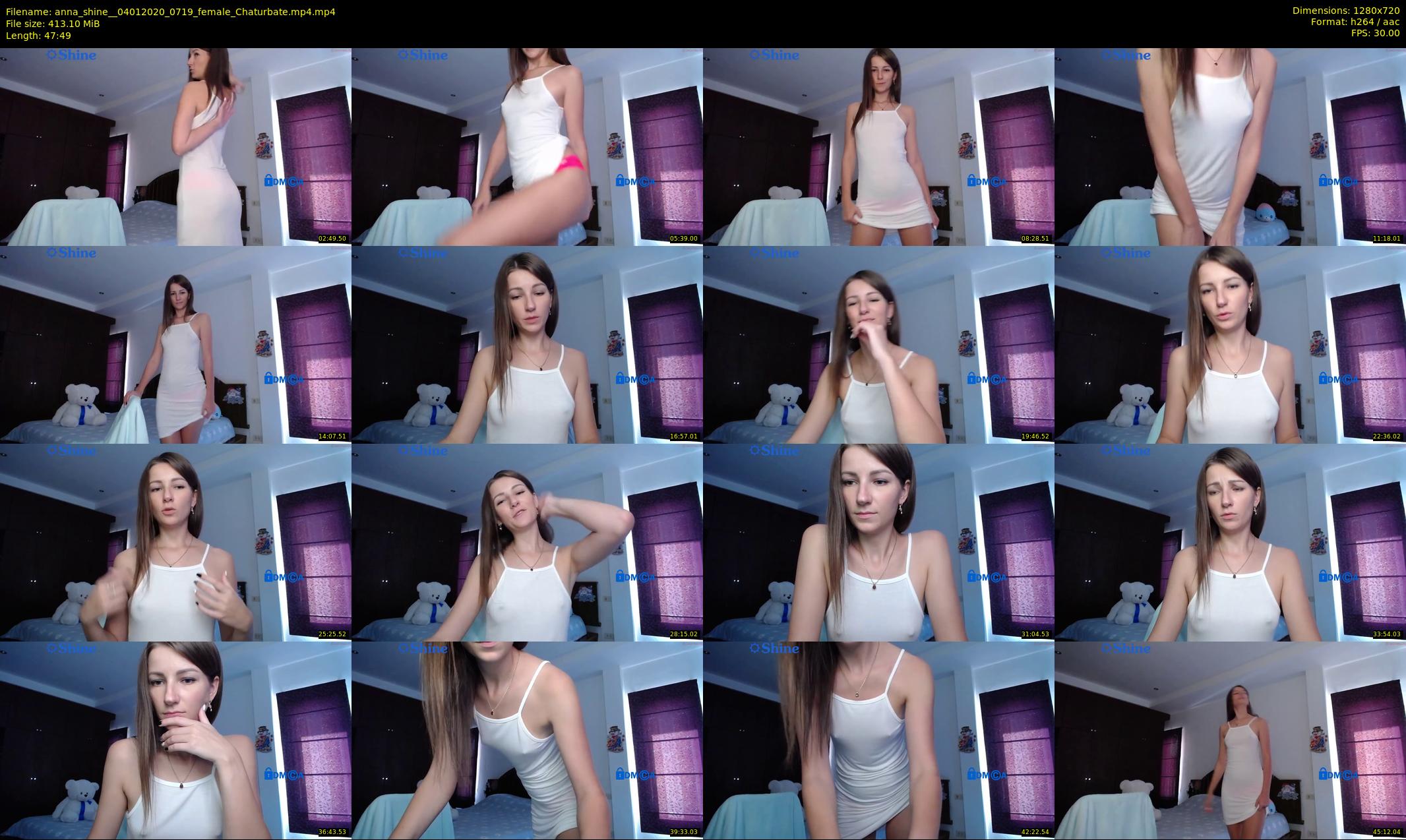 anna_shine_ — 48 minute Chaturbate female cam show recording, 720p, Jan 4, 2020