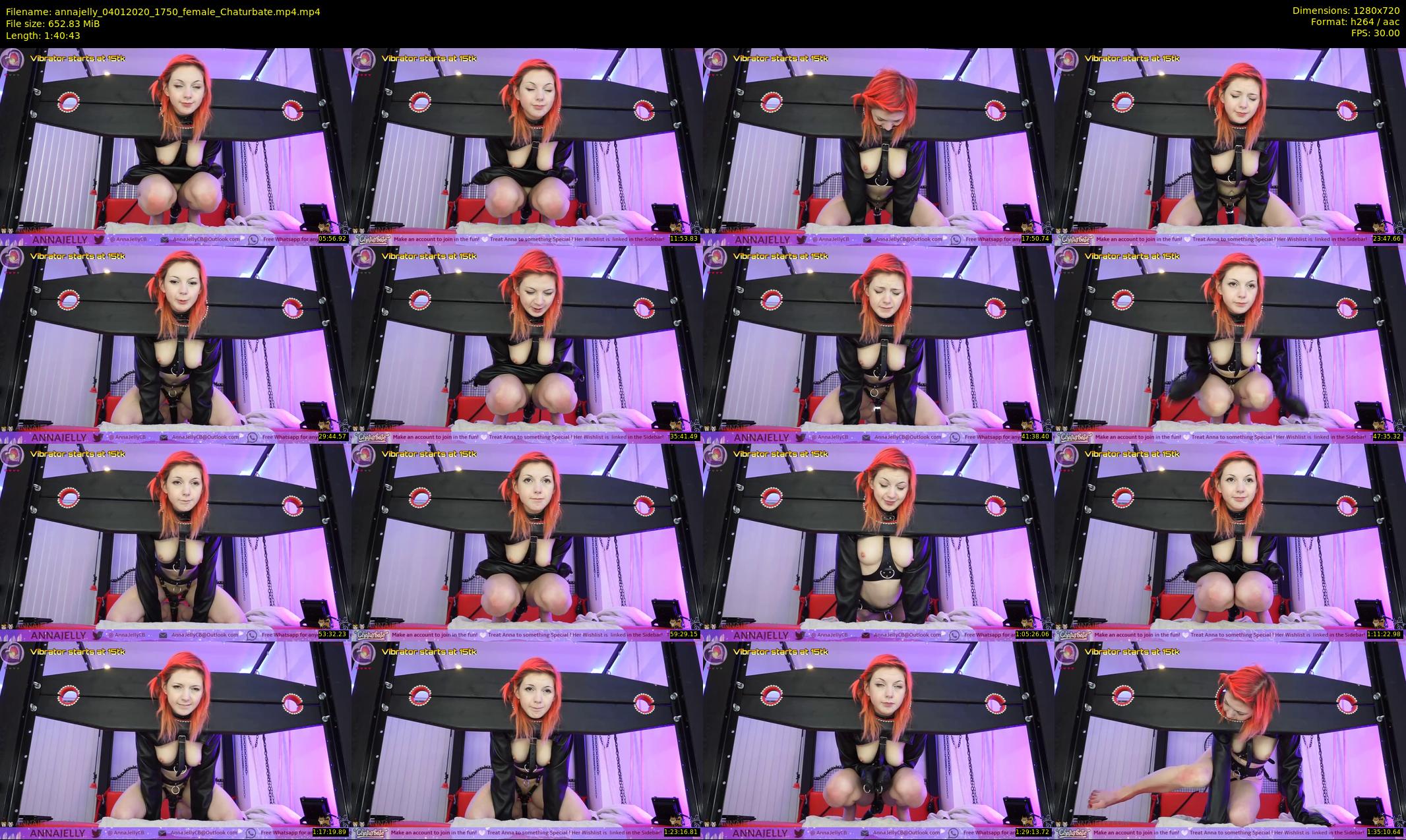 annajelly — 101 minute Chaturbate couple cam show recording, 720p, Jan 4, 2020
