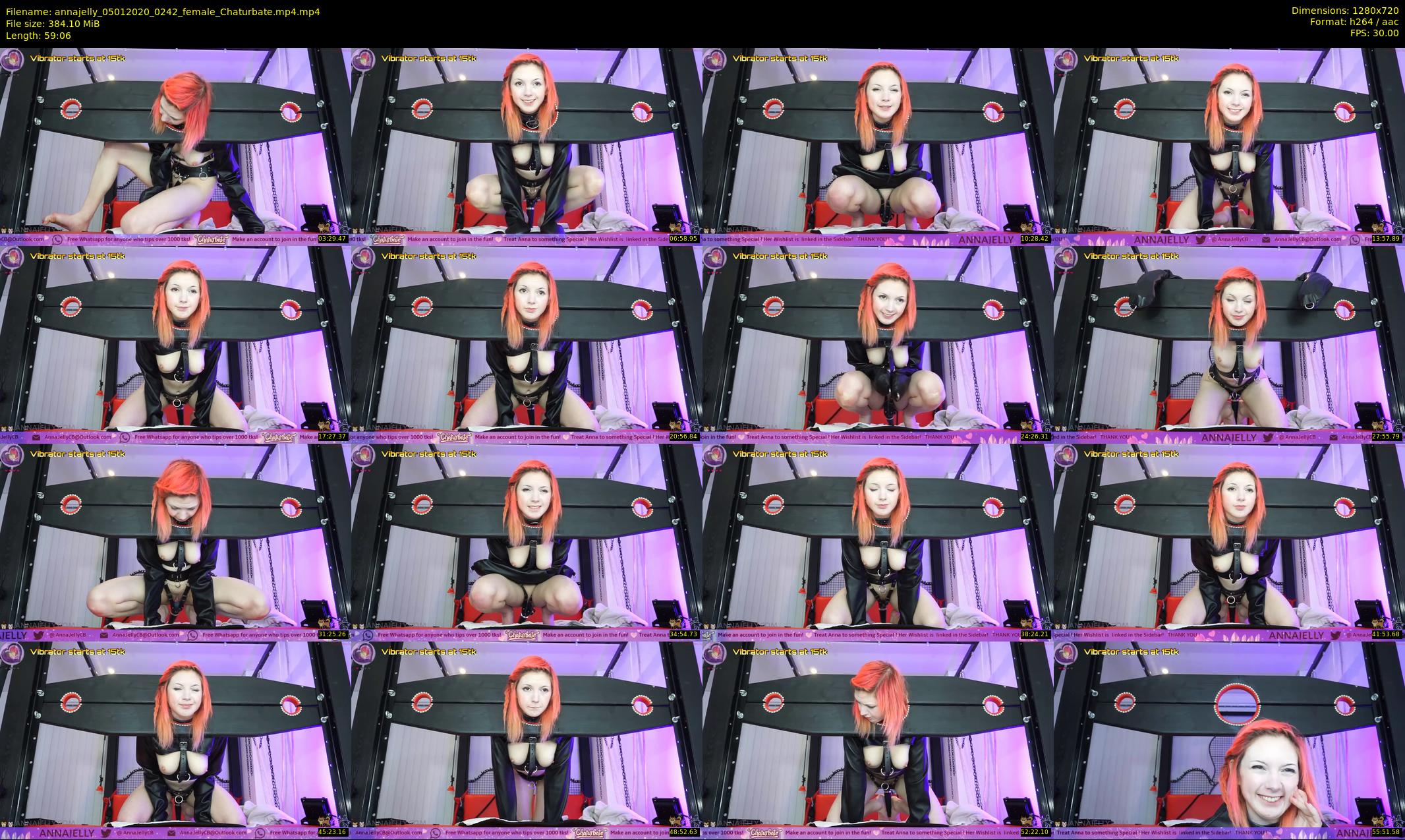 annajelly — 60 minute Chaturbate couple cam show recording, 720p, Jan 5, 2020