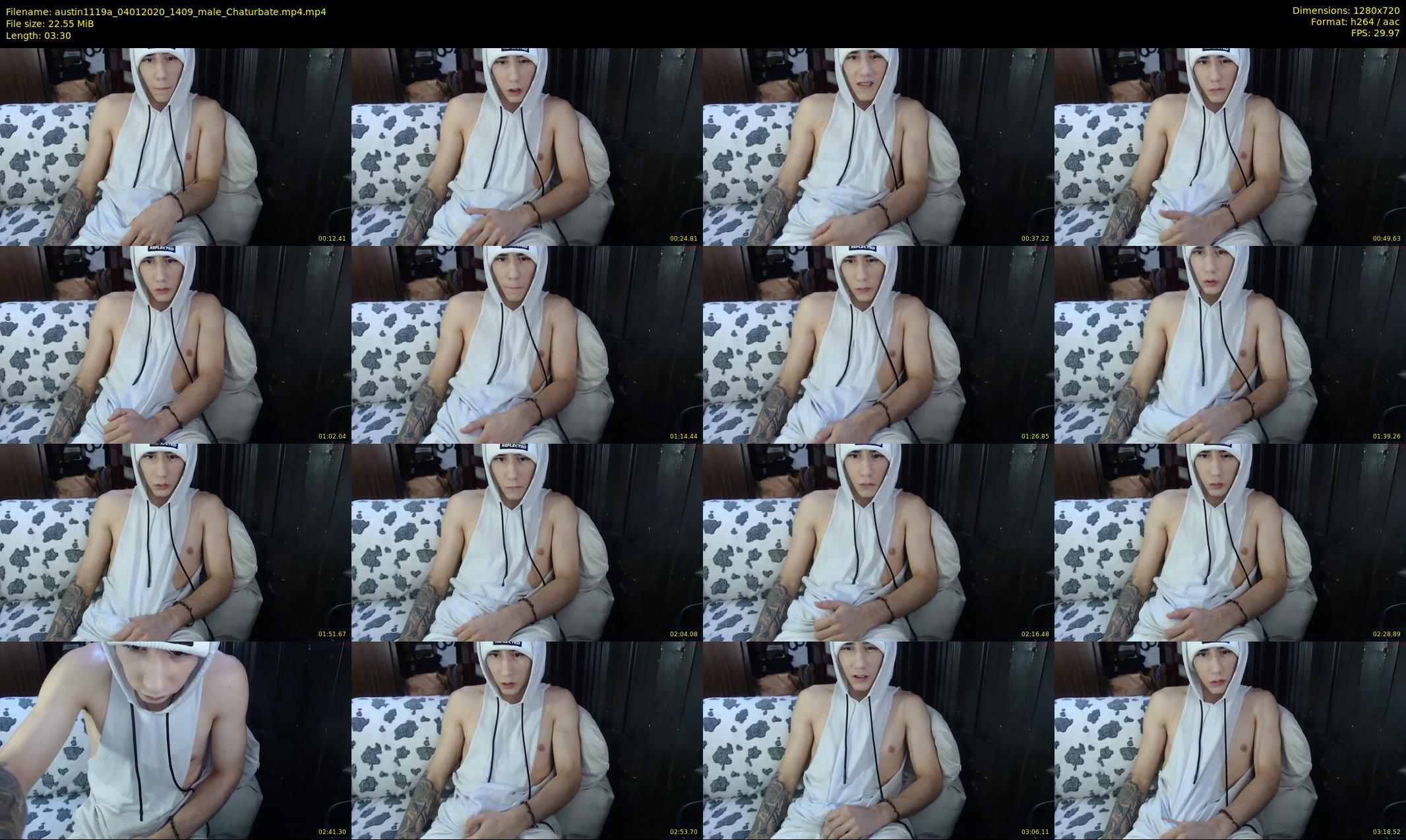 austin1119a — 4 minute Chaturbate male cam show recording, 720p, Jan 4, 2020