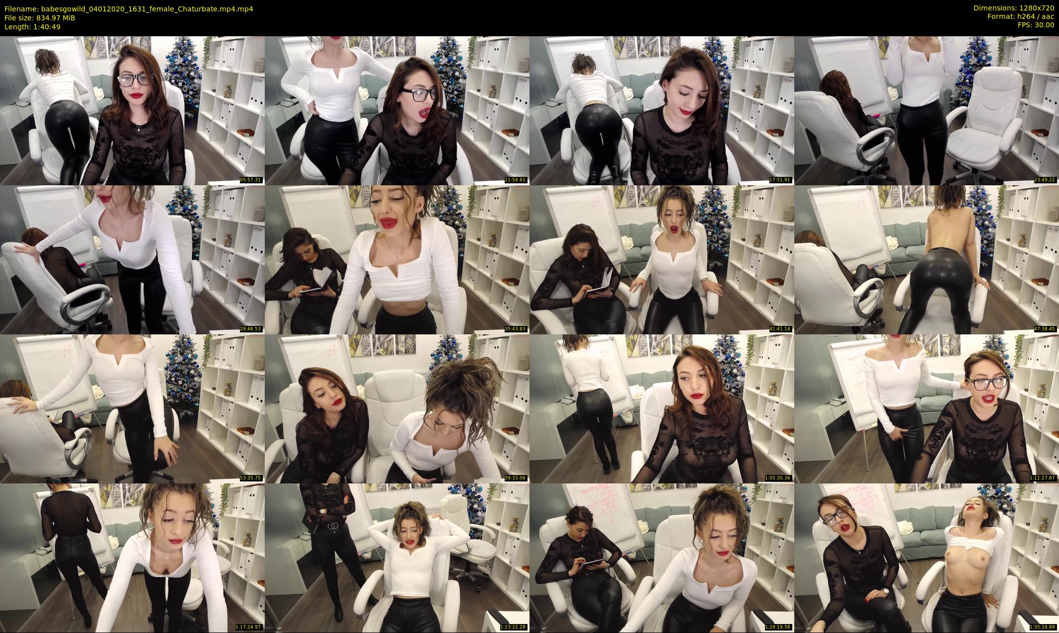 babesgowild — 101 minute Chaturbate couple cam show recording, 720p, Jan 4, 2020