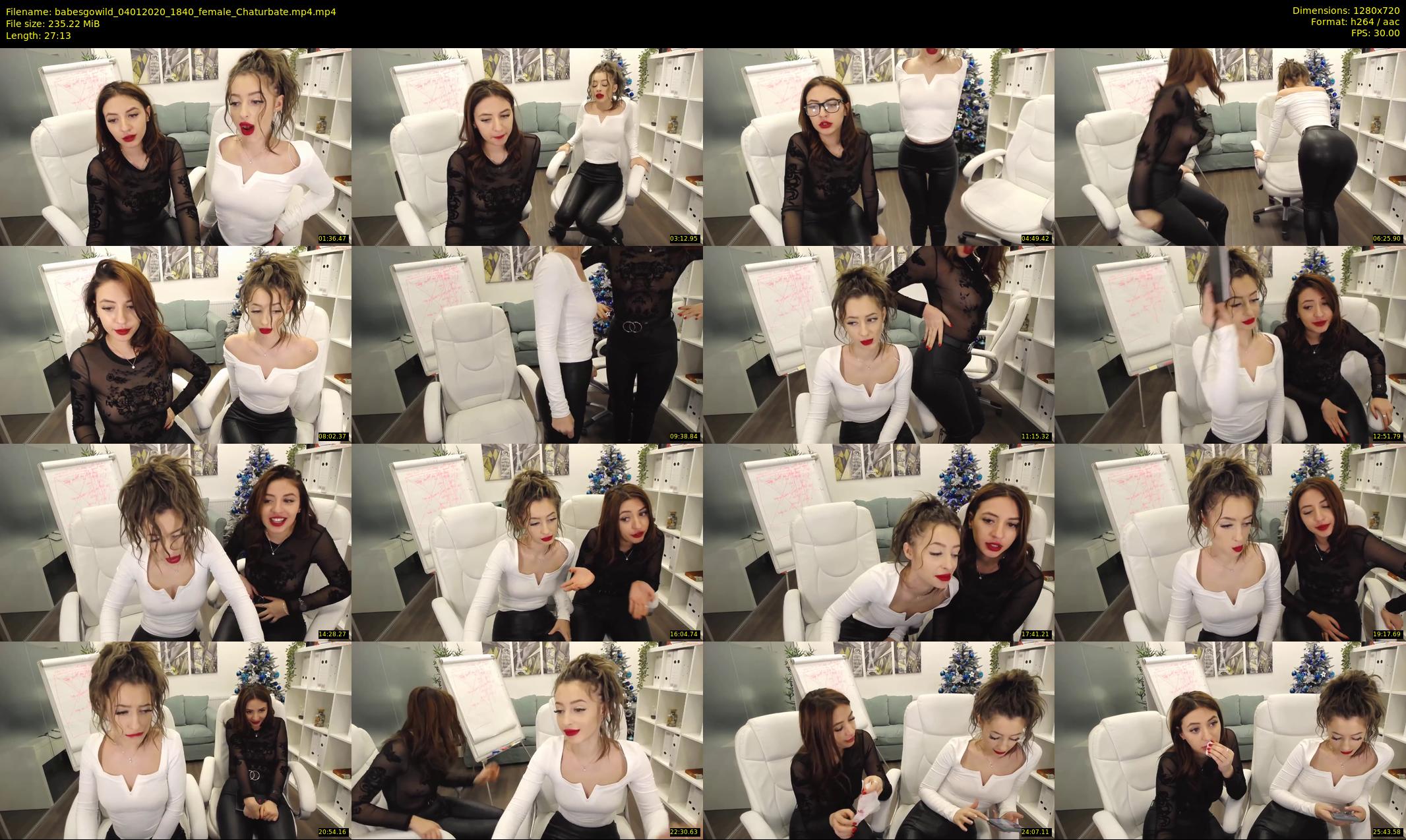 babesgowild — 28 minute Chaturbate couple cam show recording, 720p, Jan 4, 2020