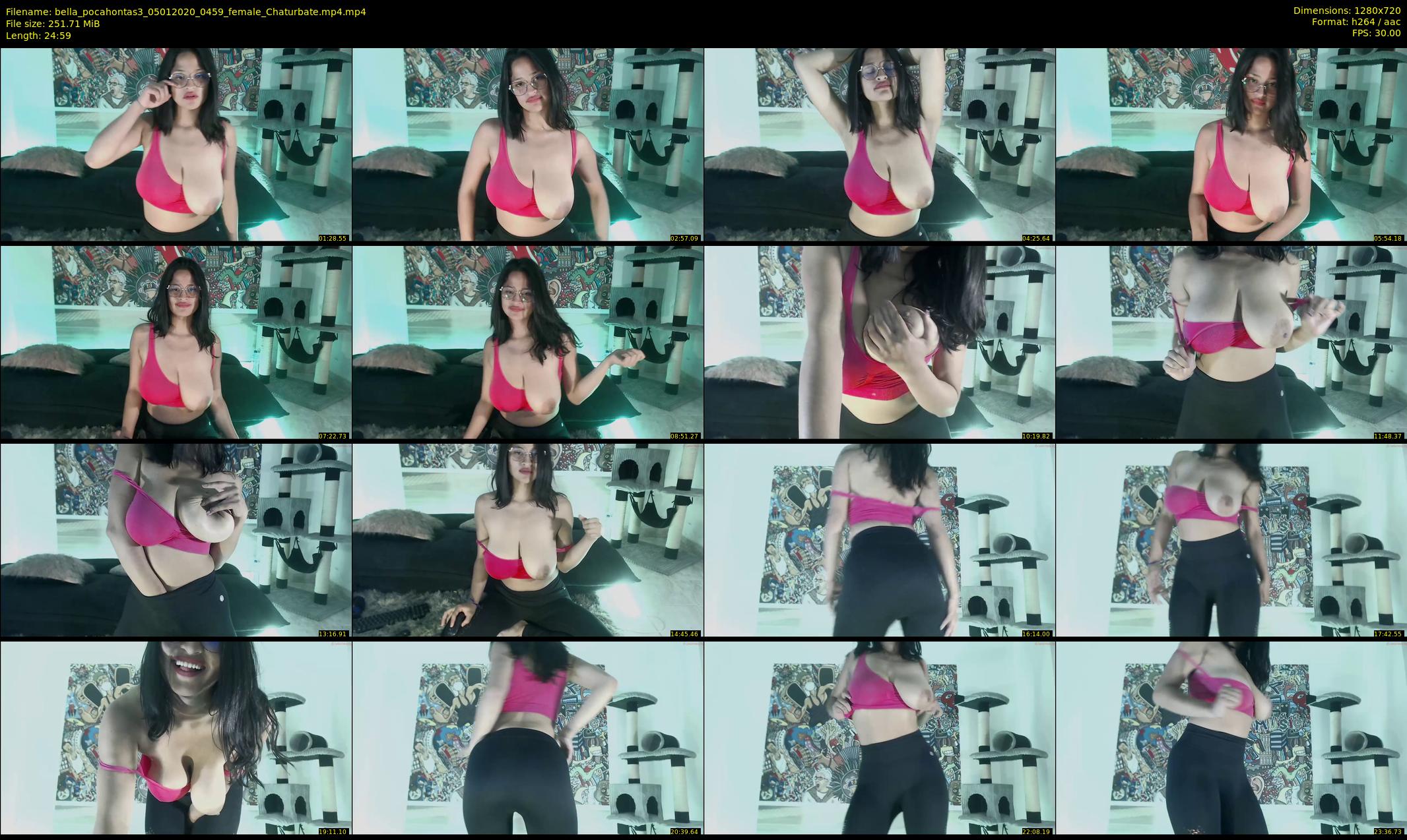bella_pocahontas3 — 25 minute Chaturbate female cam show recording, 720p, Jan 5, 2020