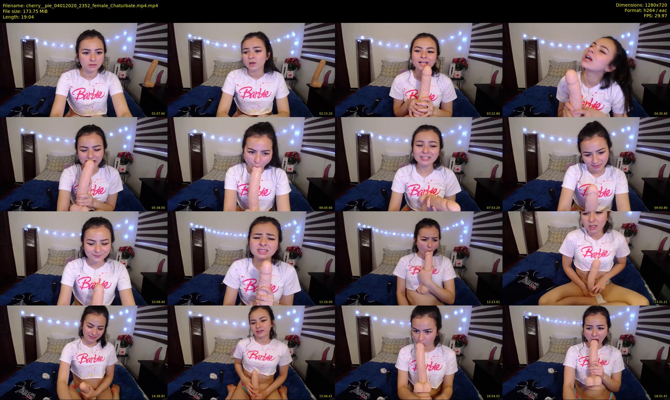 cherry__pie — 20 minute Chaturbate female cam show recording, 720p, Jan 4, 2020