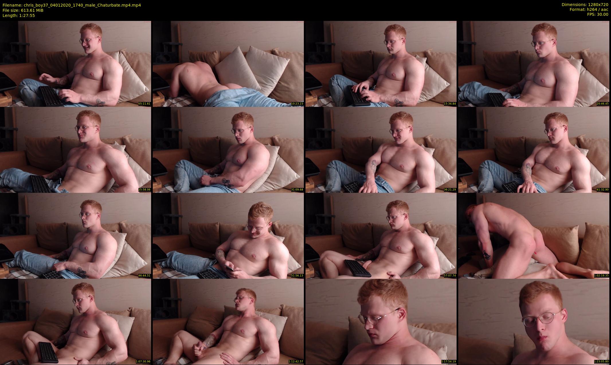 chris_boy37 — 88 minute Chaturbate male cam show recording, 720p, Jan 4, 2020