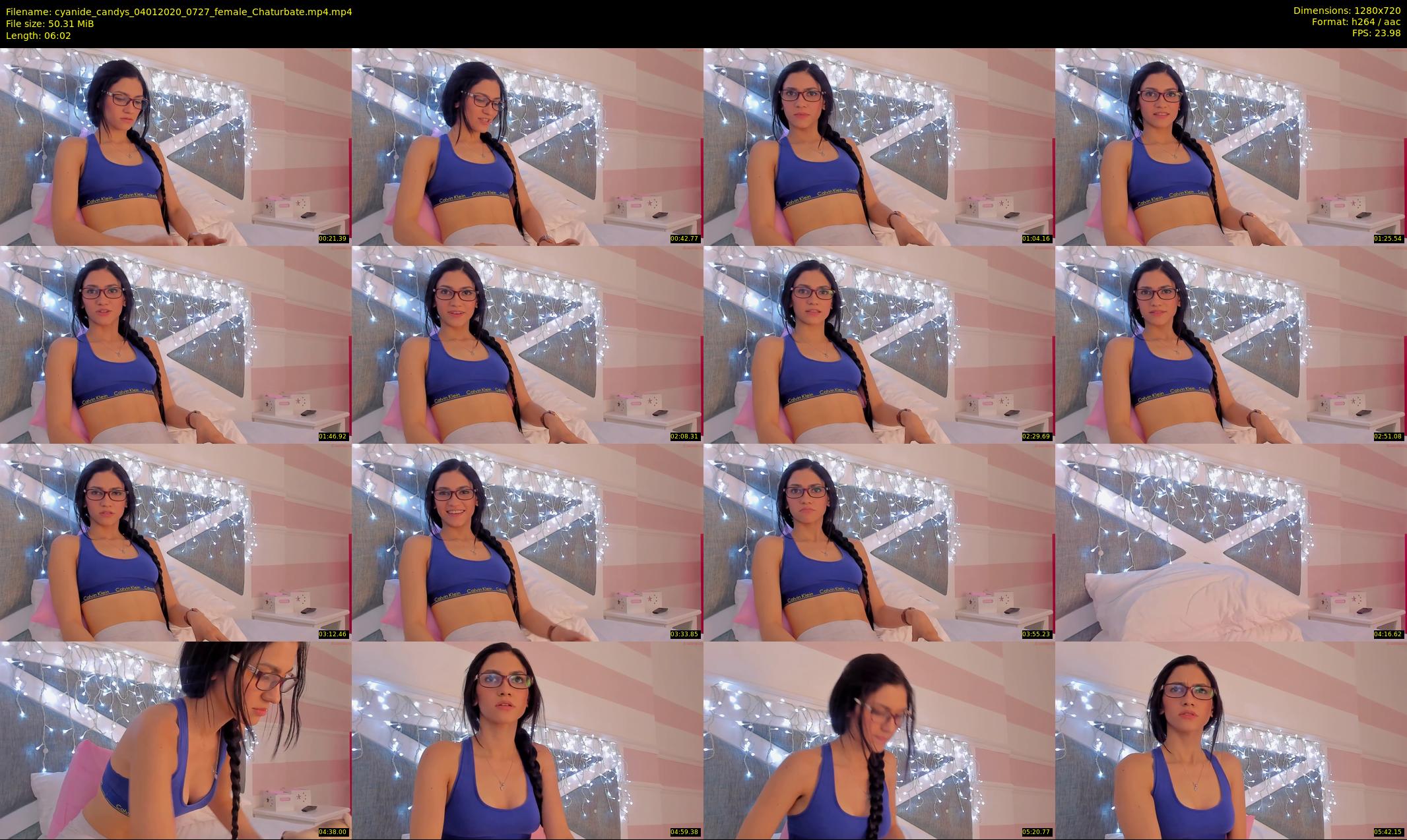 cyanide_candys — 7 minute Chaturbate female cam show recording, 720p, Jan 4, 2020