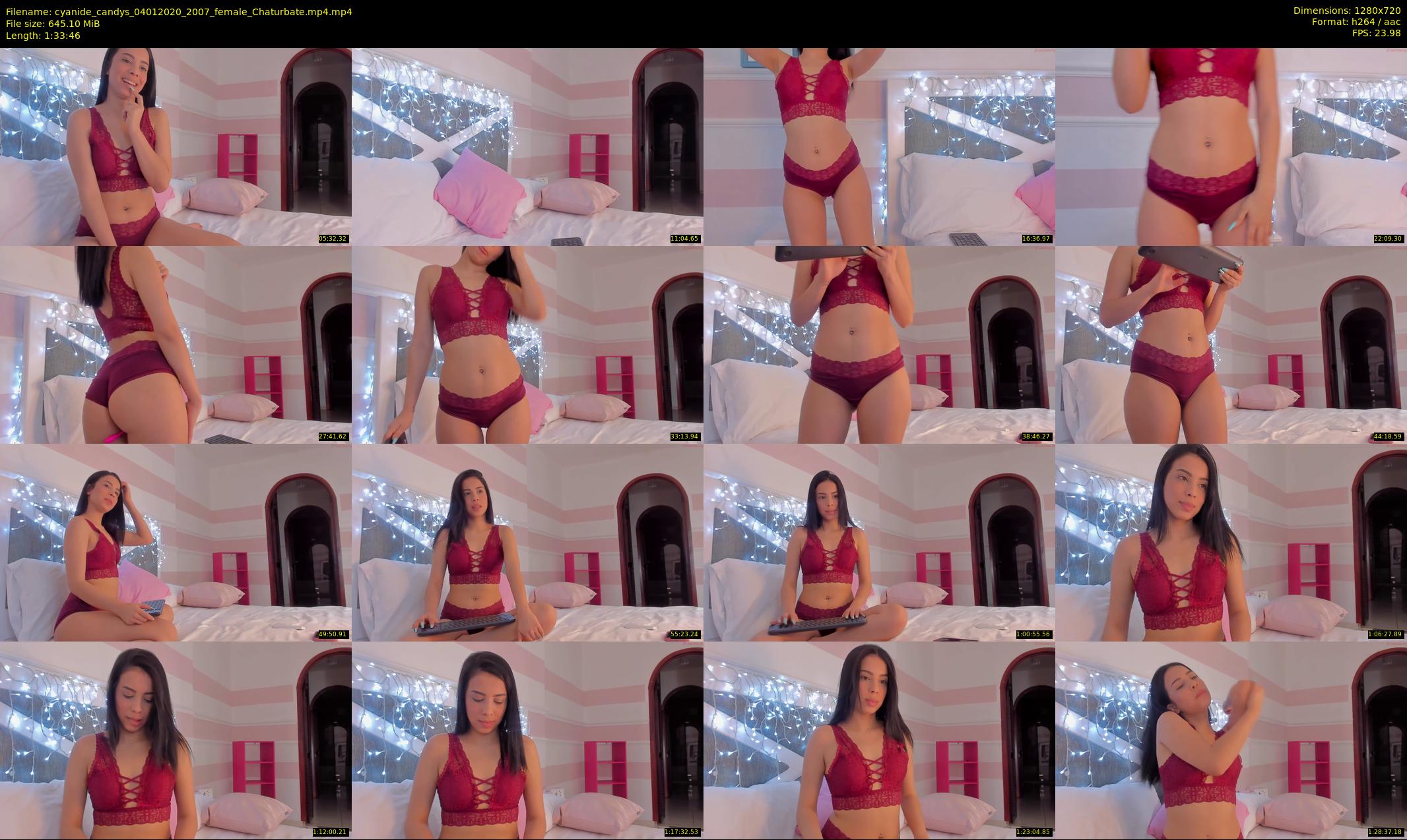 cyanide_candys — 94 minute Chaturbate female cam show recording, 720p, Jan 4, 2020