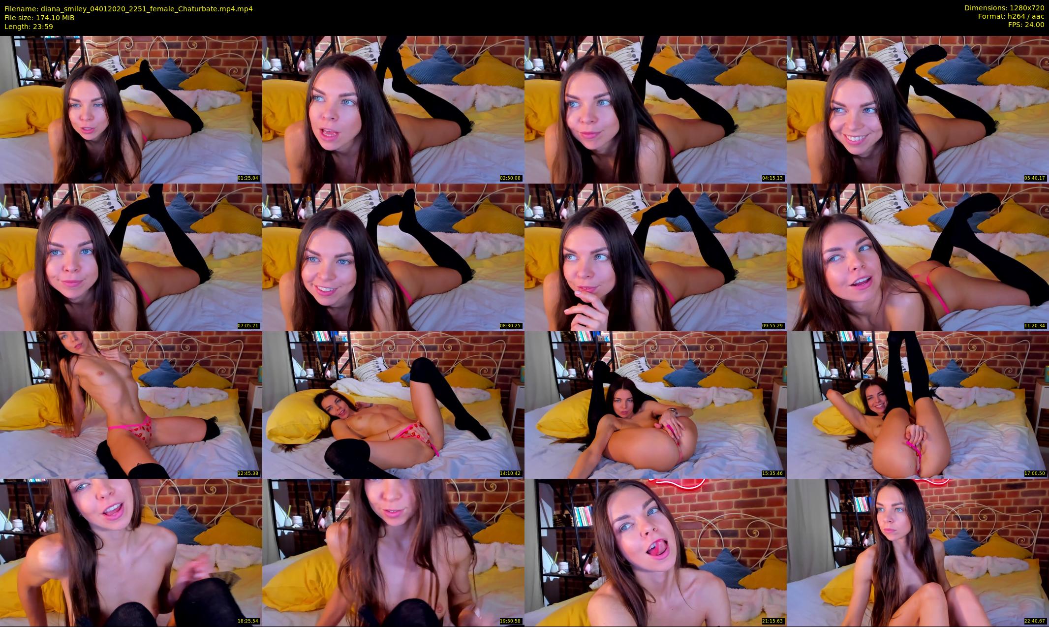 diana_smiley — 24 minute Chaturbate female cam show recording, 720p, Jan 4, 2020