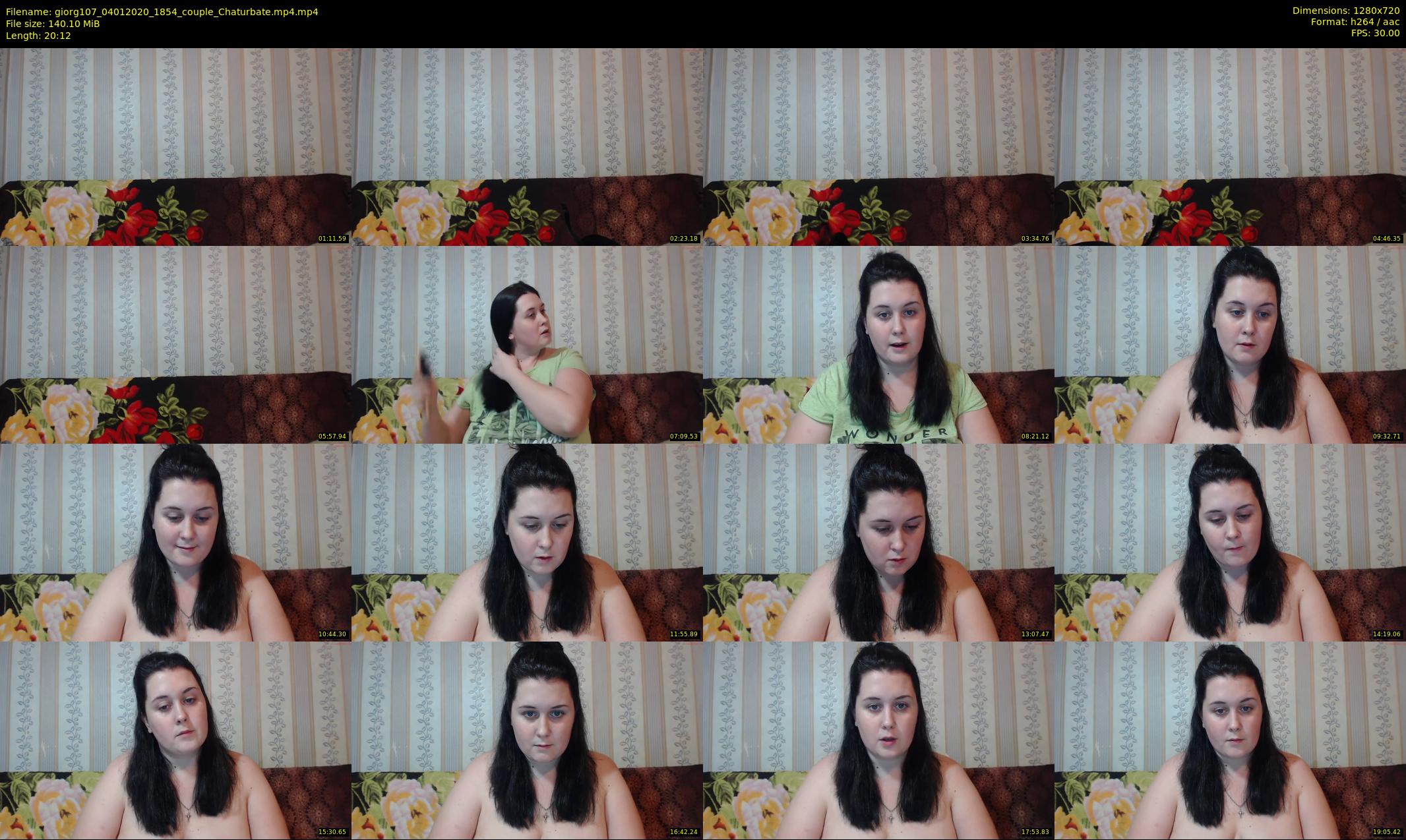 giorg107 — 21 minute Chaturbate couple cam show recording, 720p, Jan 4, 2020