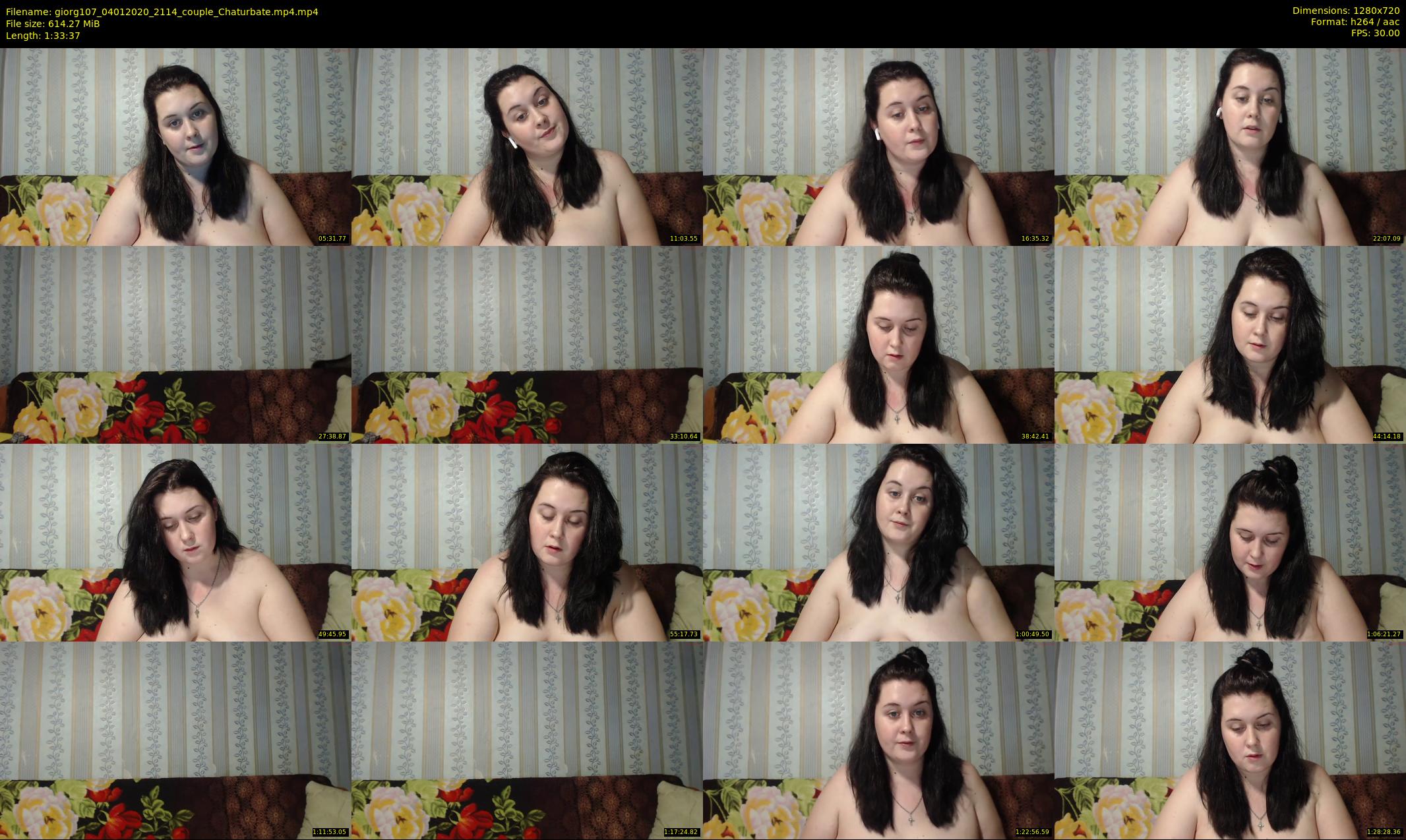 giorg107 — 94 minute Chaturbate couple cam show recording, 720p, Jan 4, 2020