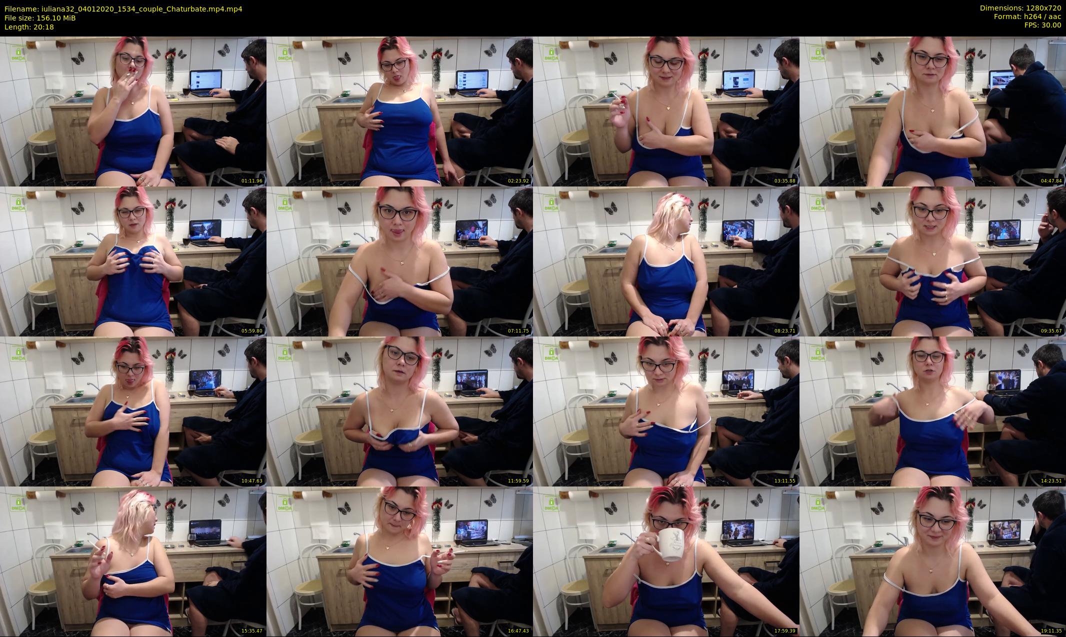 iuliana32 — 21 minute Chaturbate couple cam show recording, 720p, Jan 4, 2020