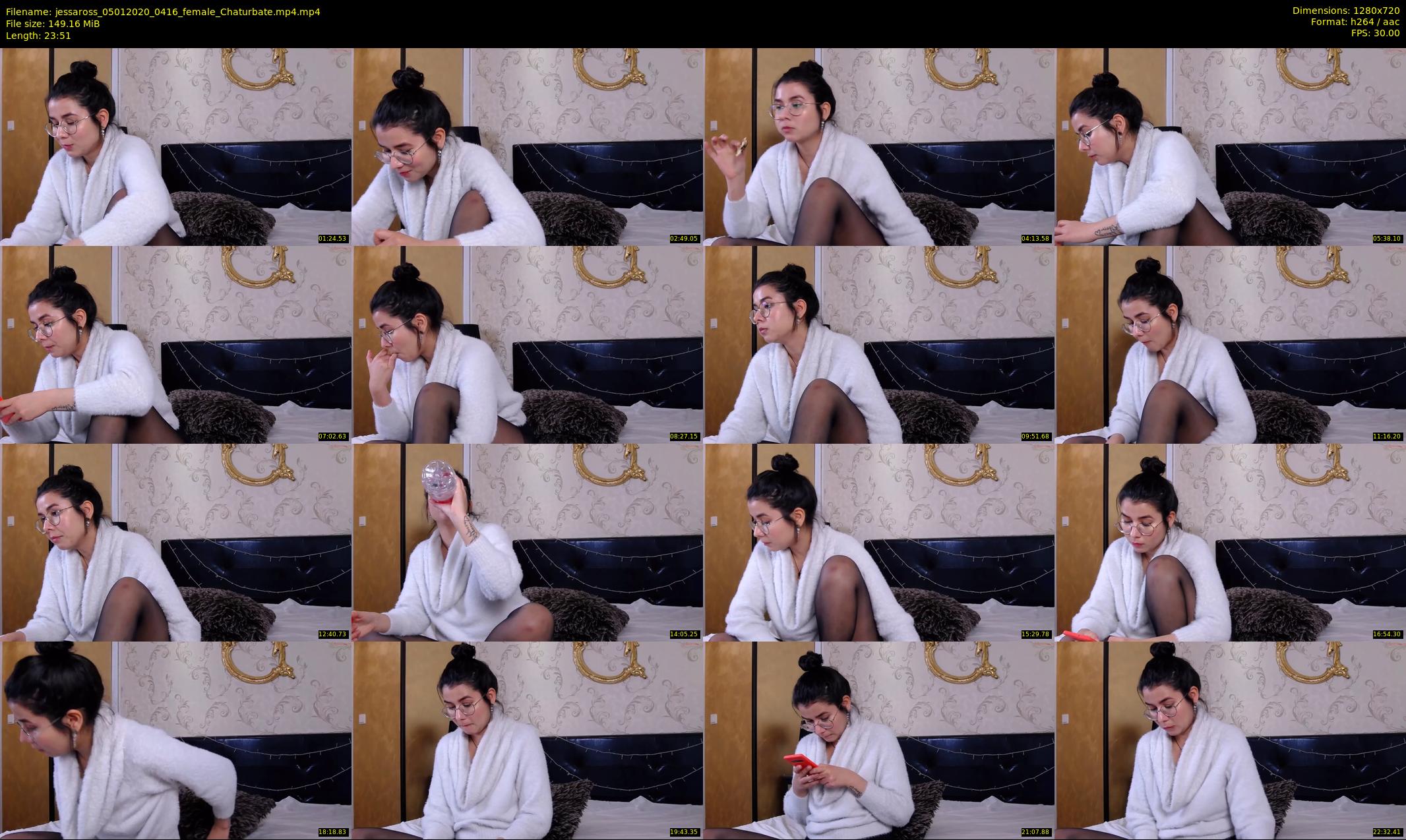 jessaross — 24 minute Chaturbate female cam show recording, 720p, Jan 5, 2020