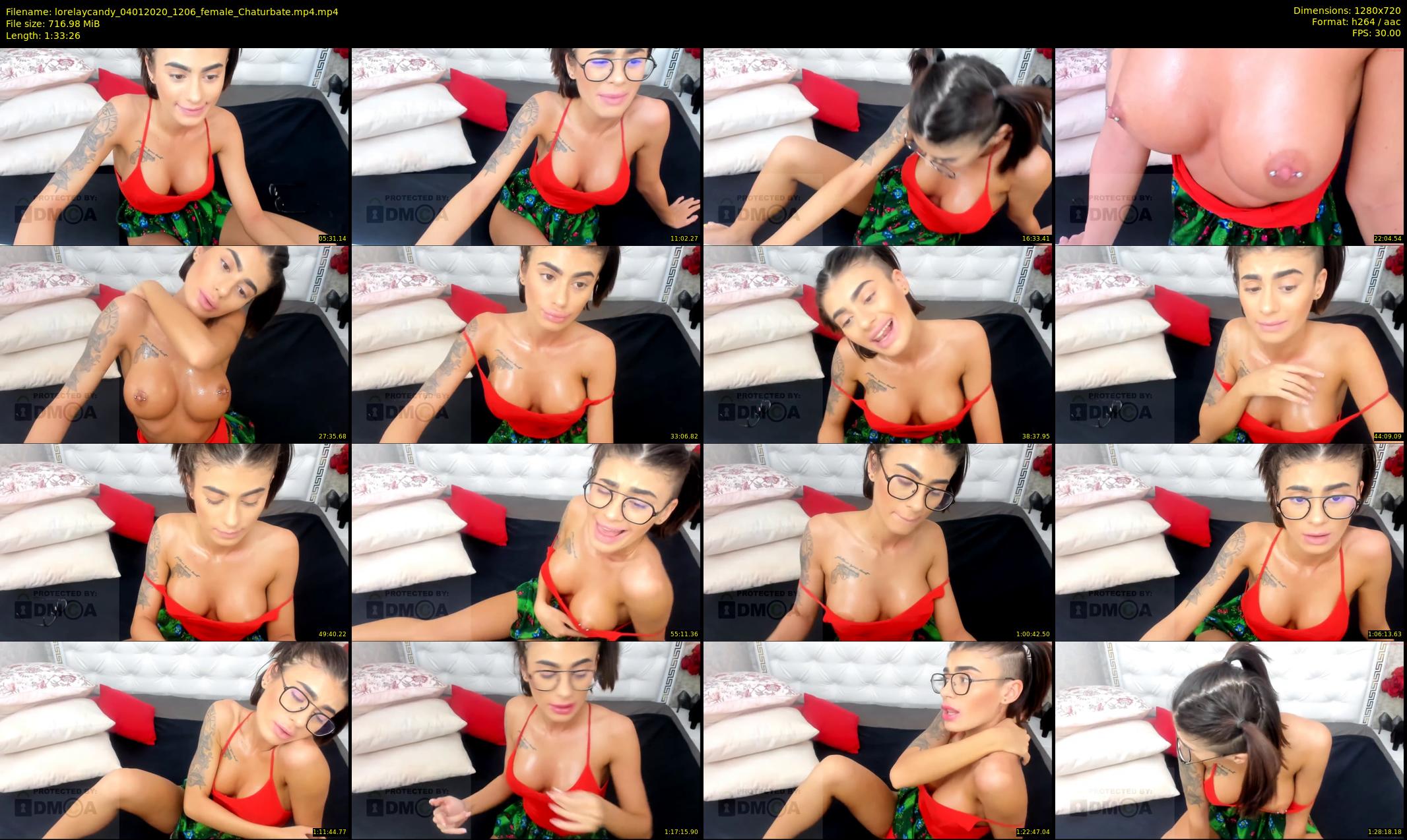 lorelaycandy — 94 minute Chaturbate female cam show recording, 720p, Jan 4, 2020