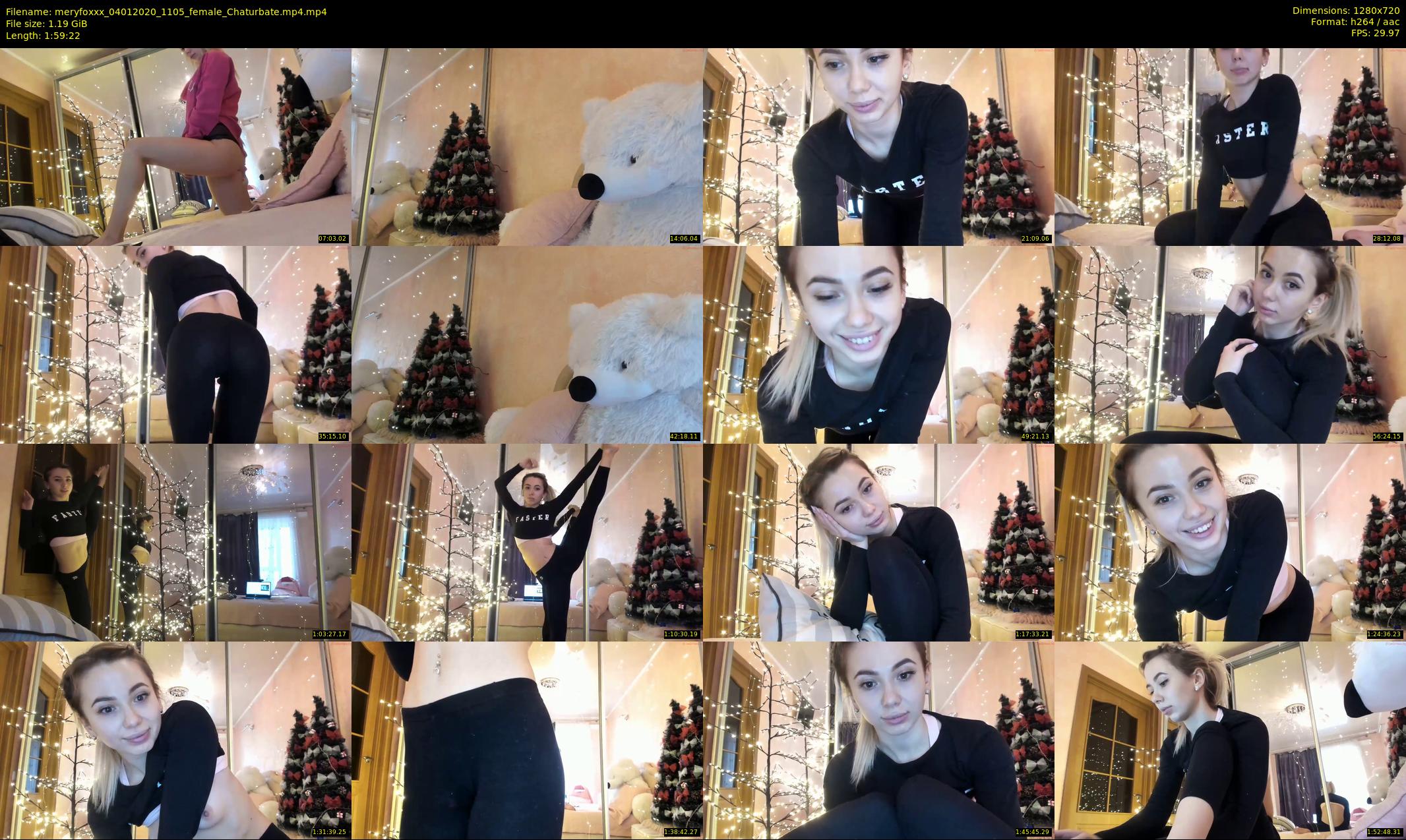 meryfoxxx — 120 minute Chaturbate female cam show recording, 720p, Jan 4, 2020