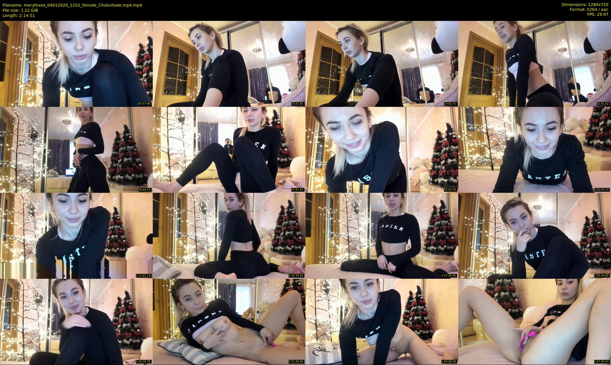 meryfoxxx — 135 minute Chaturbate female cam show recording, 720p, Jan 4, 2020