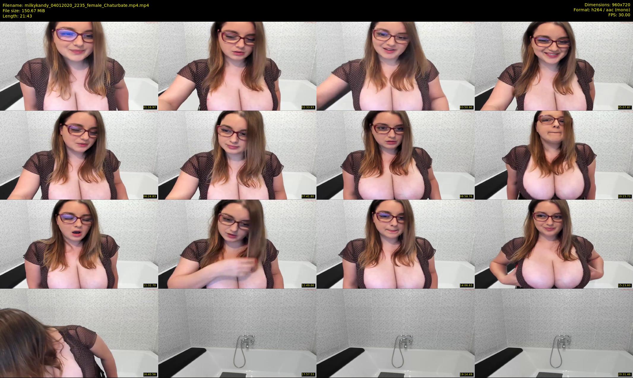 milkykandy — 22 minute Chaturbate female cam show recording, 720p, Jan 4, 2020