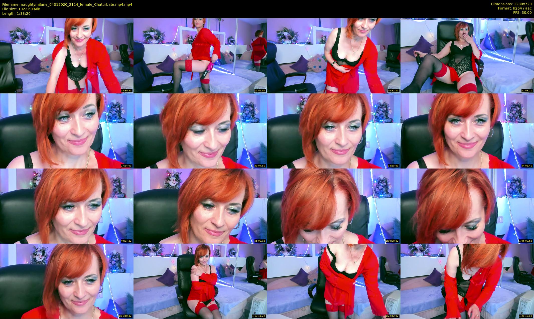 naughtymilane — 94 minute Chaturbate female cam show recording, 720p, Jan 4, 2020