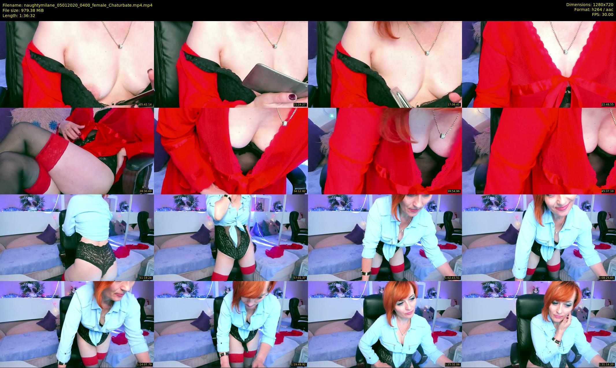 naughtymilane — 97 minute Chaturbate female cam show recording, 720p, Jan 5, 2020