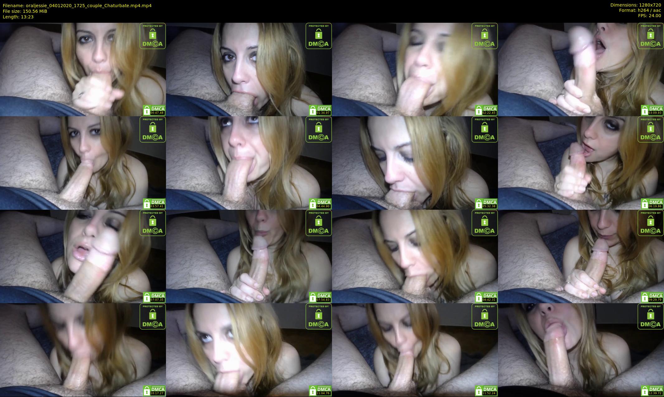 oraljessie — 14 minute Chaturbate couple cam show recording, 720p, Jan 4, 2020