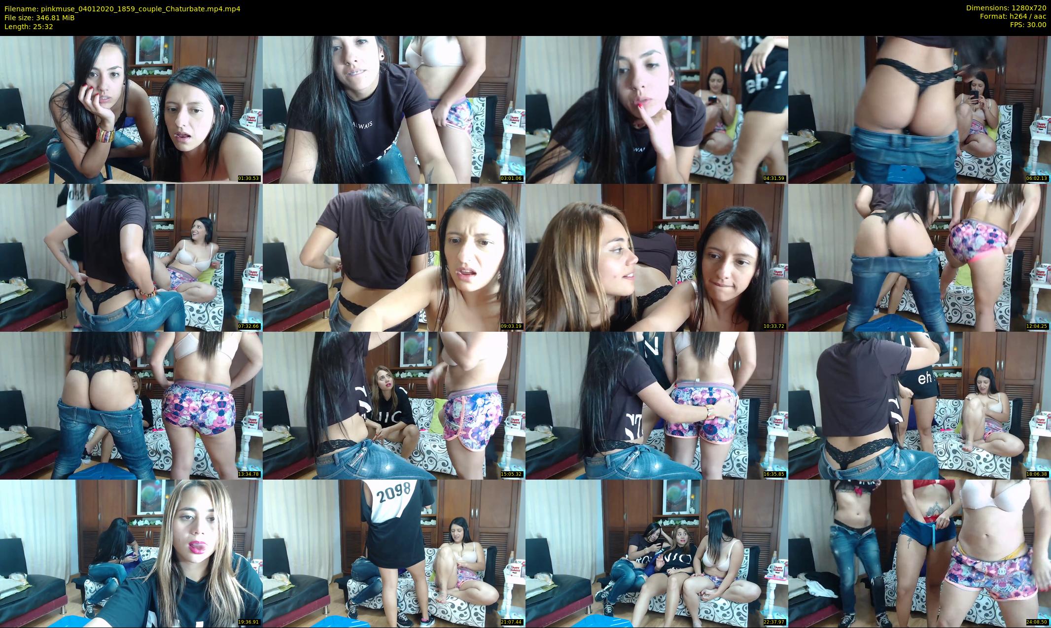 pinkmuse — 26 minute Chaturbate couple cam show recording, 720p, Jan 4, 2020