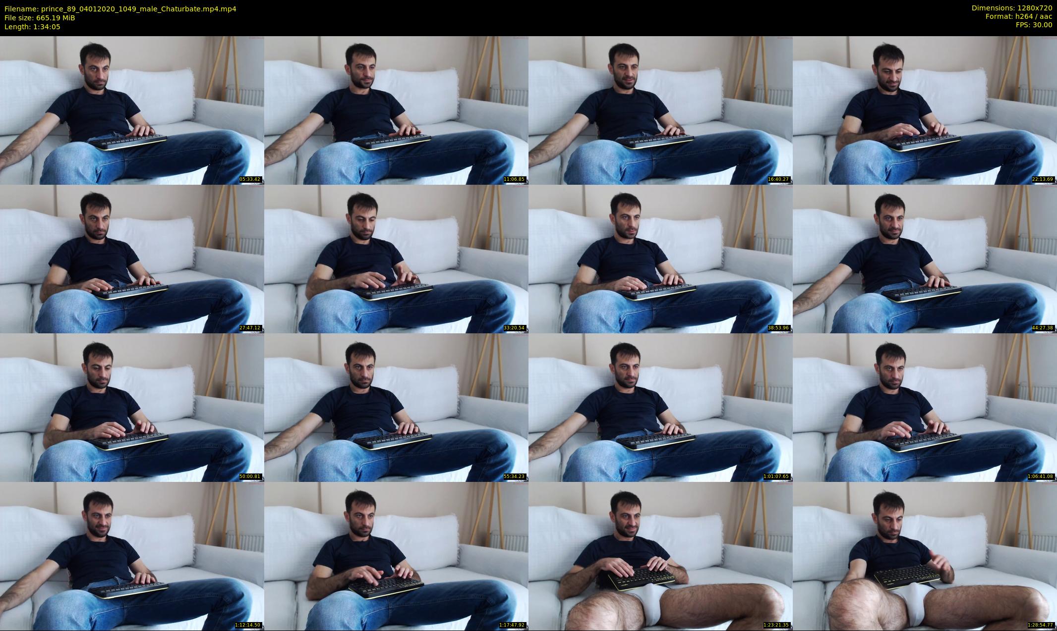 prince_89 — 95 minute Chaturbate male cam show recording, 720p, Jan 4, 2020