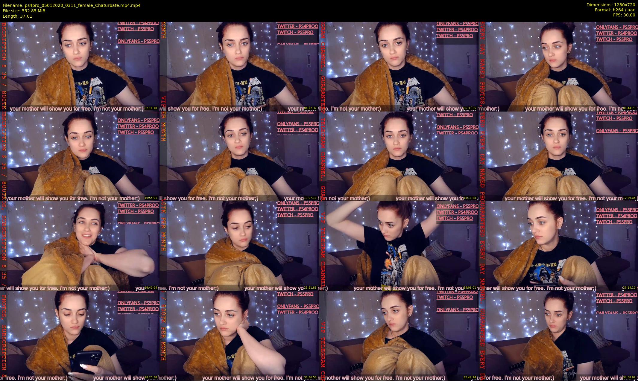ps4pro — 38 minute Chaturbate female cam show recording, 720p, Jan 5, 2020