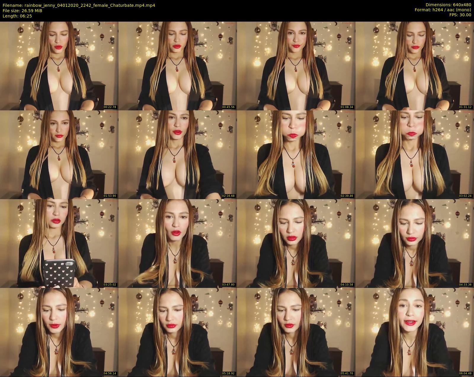 rainbow_jenny — 7 minute Chaturbate female cam show recording, 480p, Jan 4, 2020