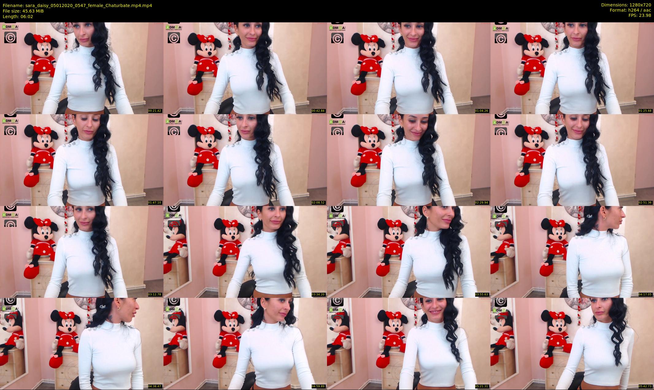 sara_daisy — 7 minute Chaturbate female cam show recording, 720p, Jan 5, 2020