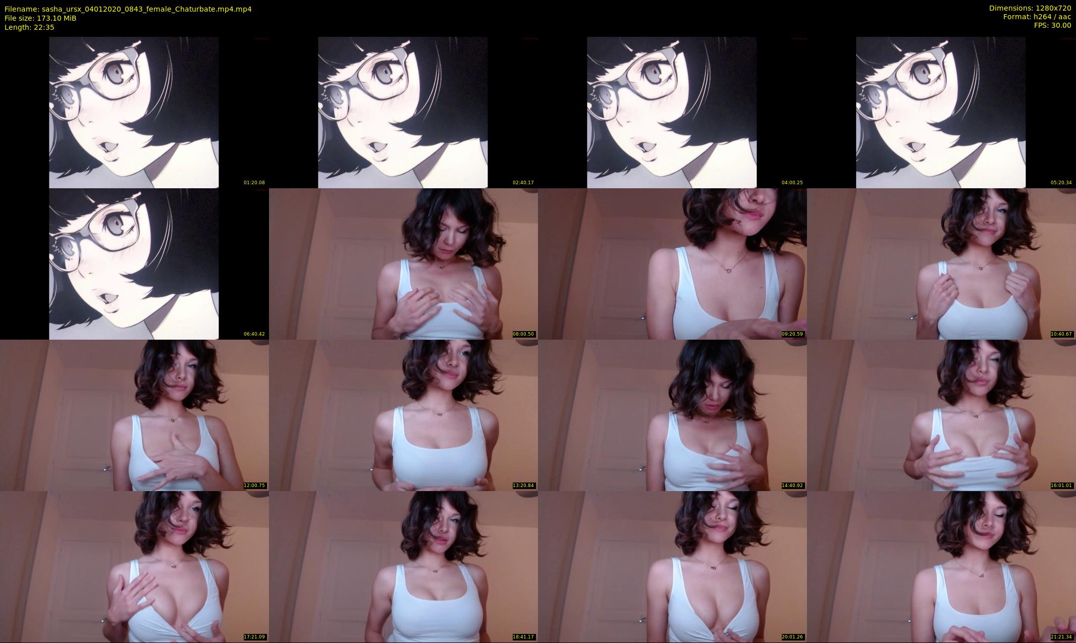 sasha_ursx — 23 minute Chaturbate female cam show recording, 720p, Jan 4, 2020