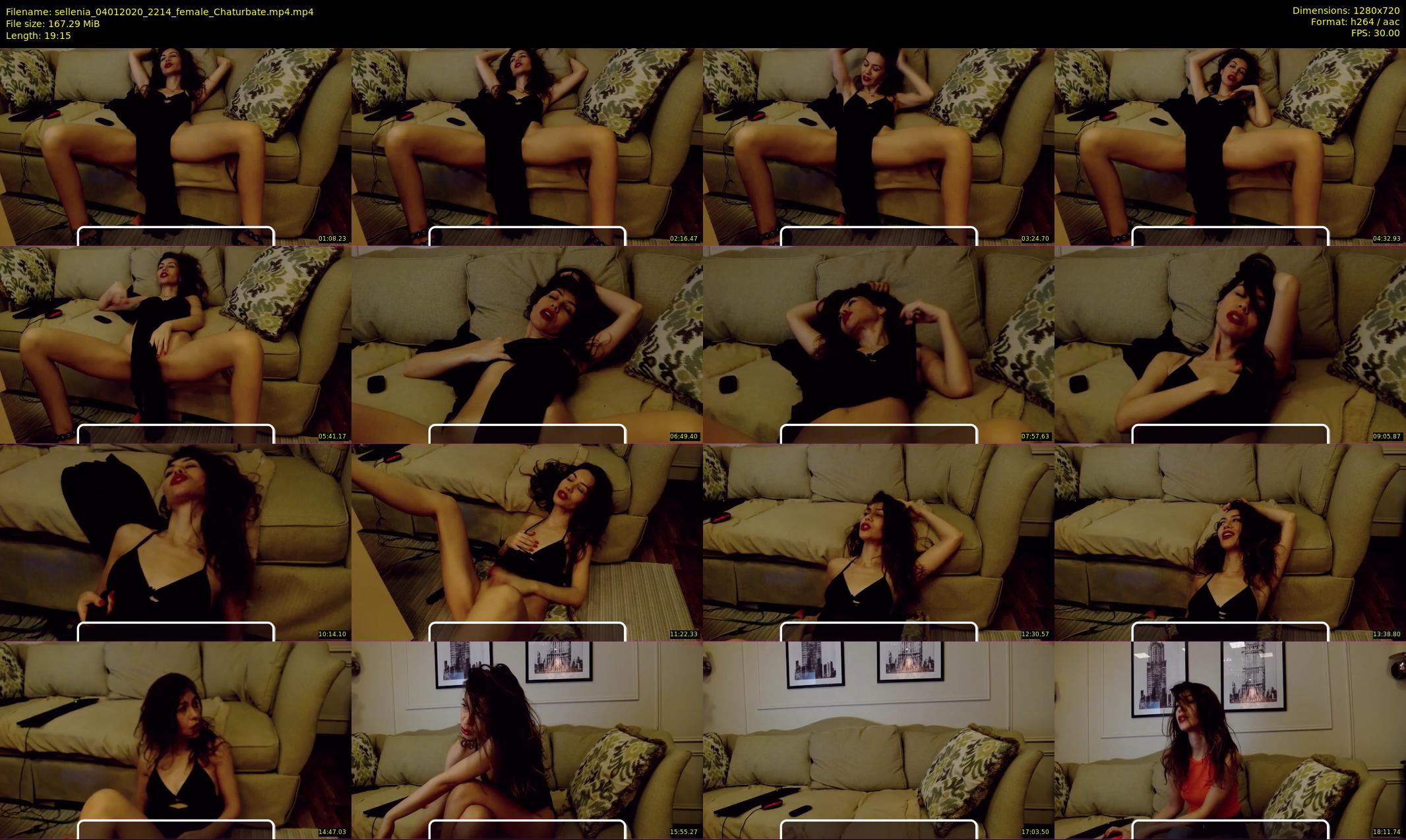 sellenia — 20 minute Chaturbate female cam show recording, 720p, Jan 4, 2020