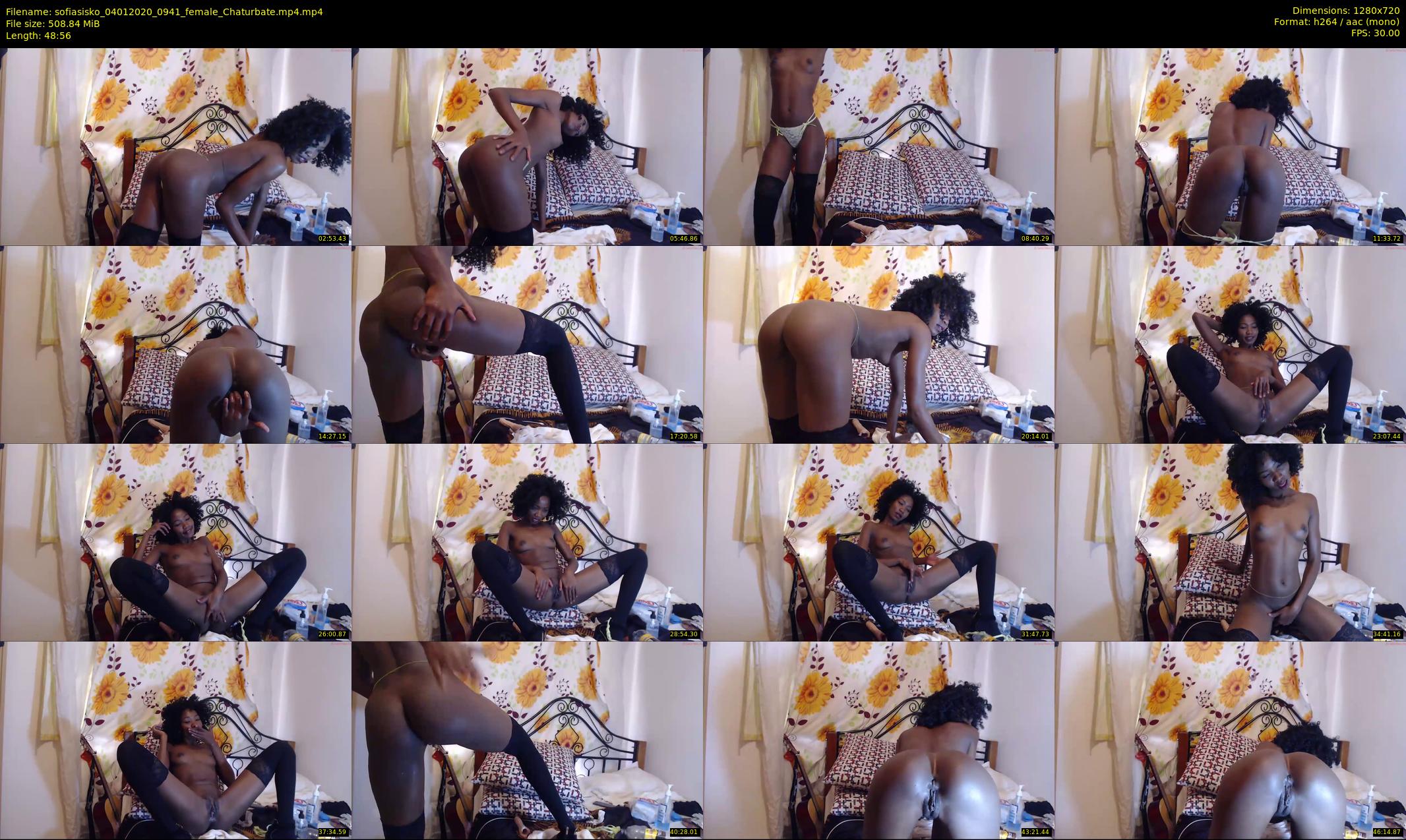 sofiasisko — 49 minute Chaturbate female cam show recording, 720p, Jan 4, 2020