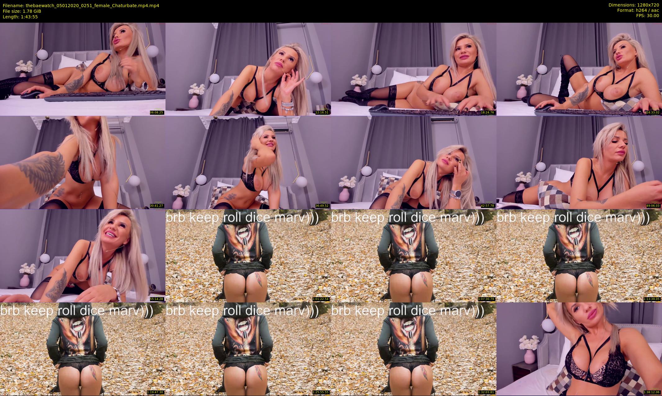 thebaewatch — 104 minute Chaturbate female cam show recording, 720p, Jan 5, 2020