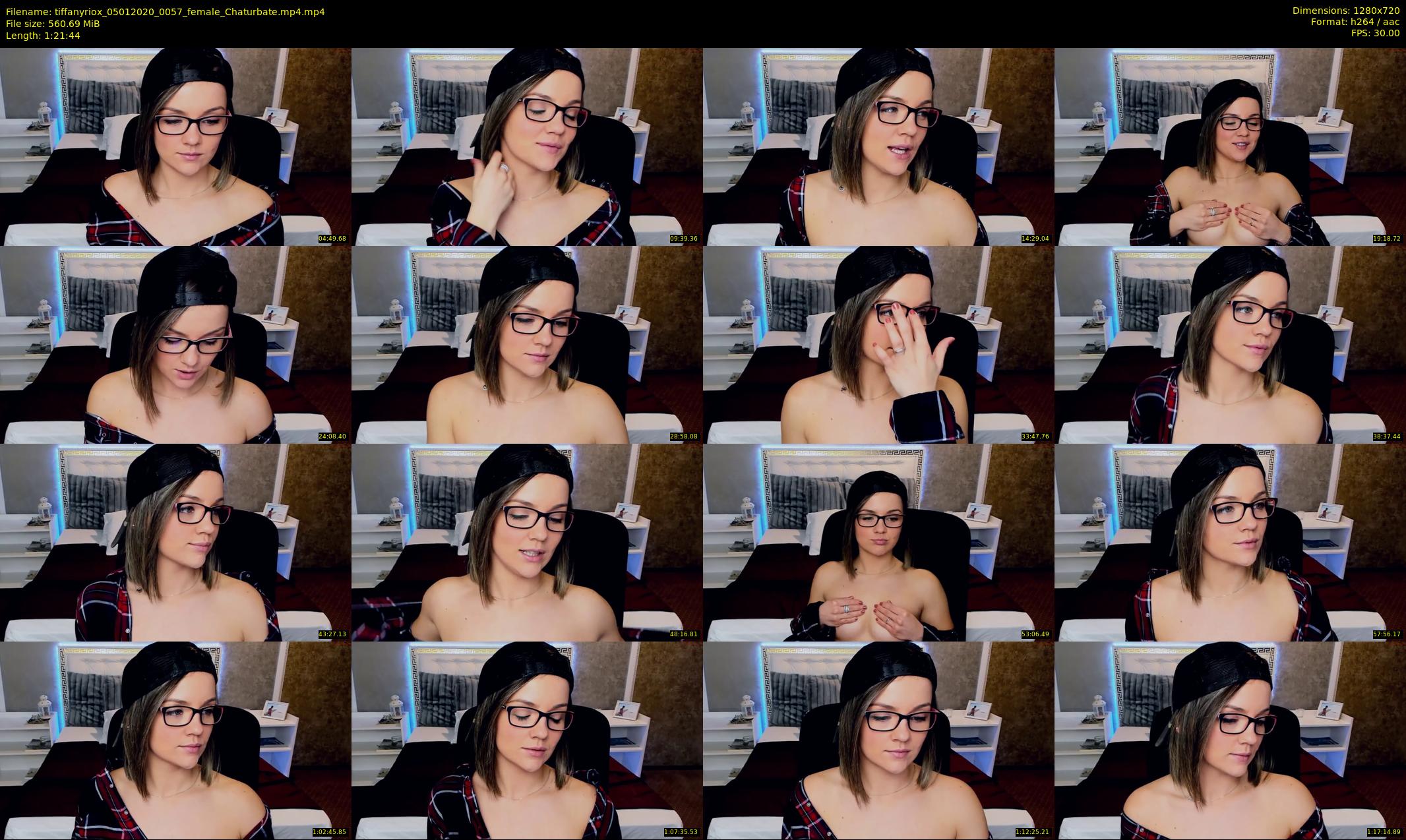 tiffanyriox — 82 minute Chaturbate female cam show recording, 720p, Jan 5, 2020