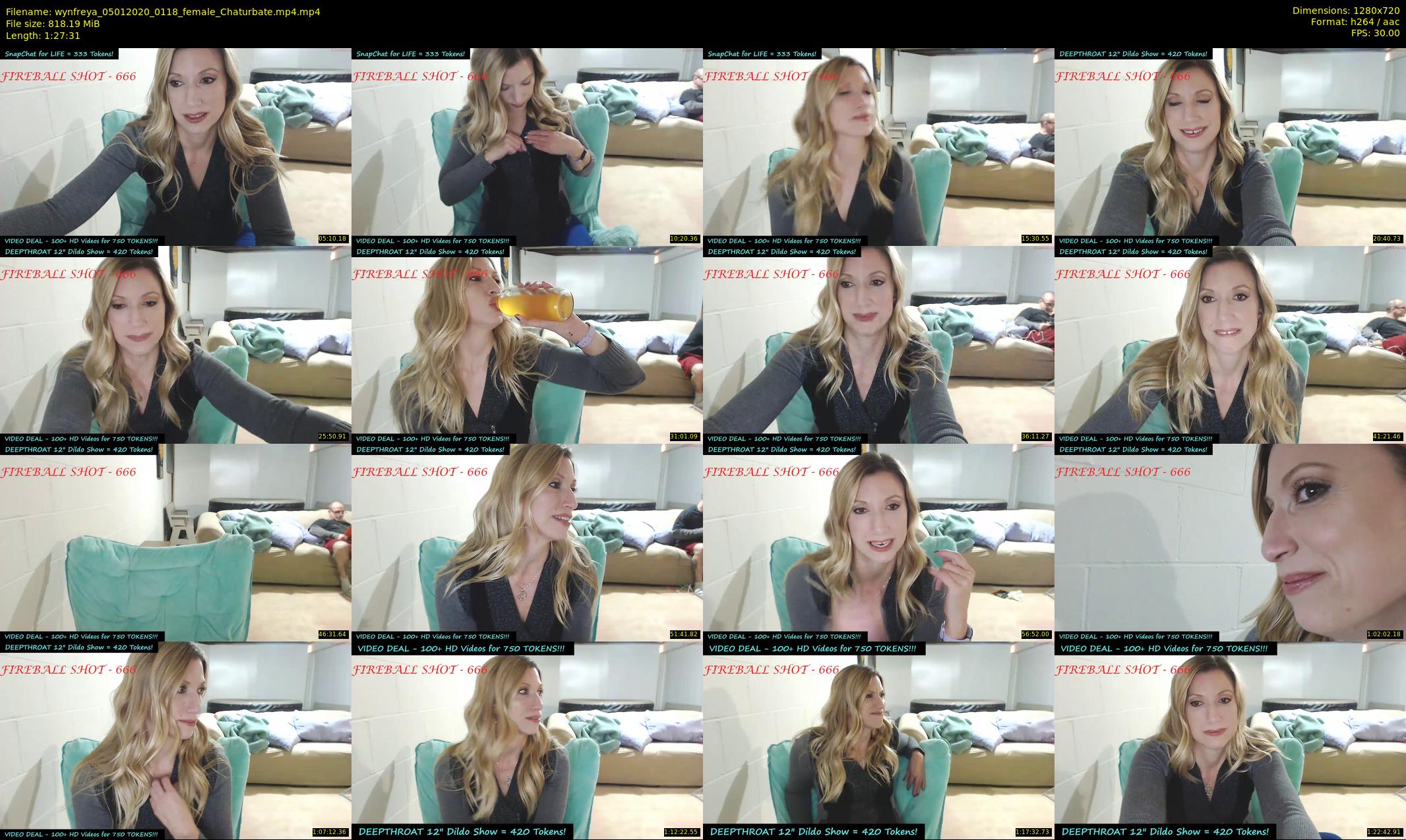 wynfreya — 88 minute Chaturbate female cam show recording, 720p, Jan 5, 2020