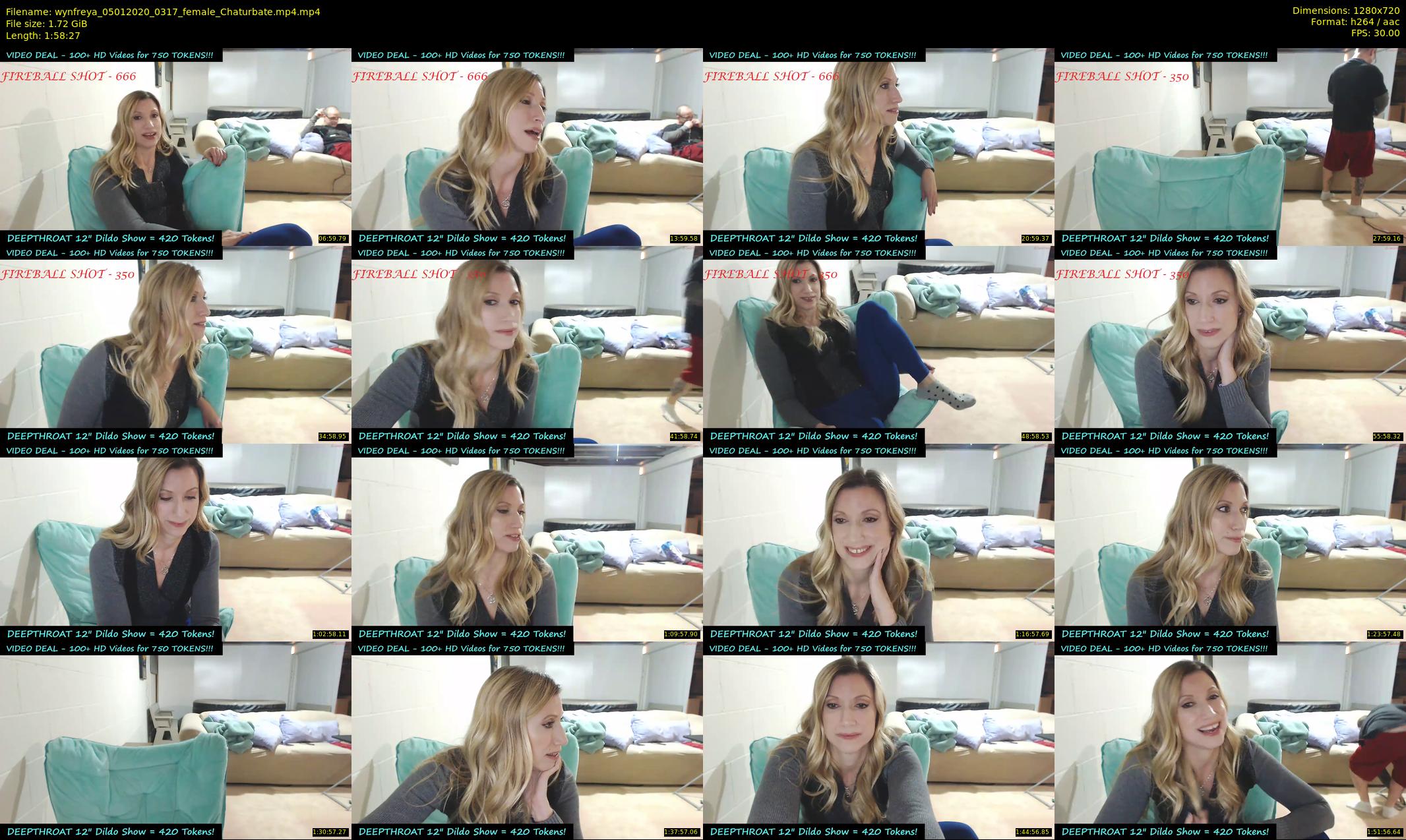 wynfreya — 119 minute Chaturbate female cam show recording, 720p, Jan 5, 2020