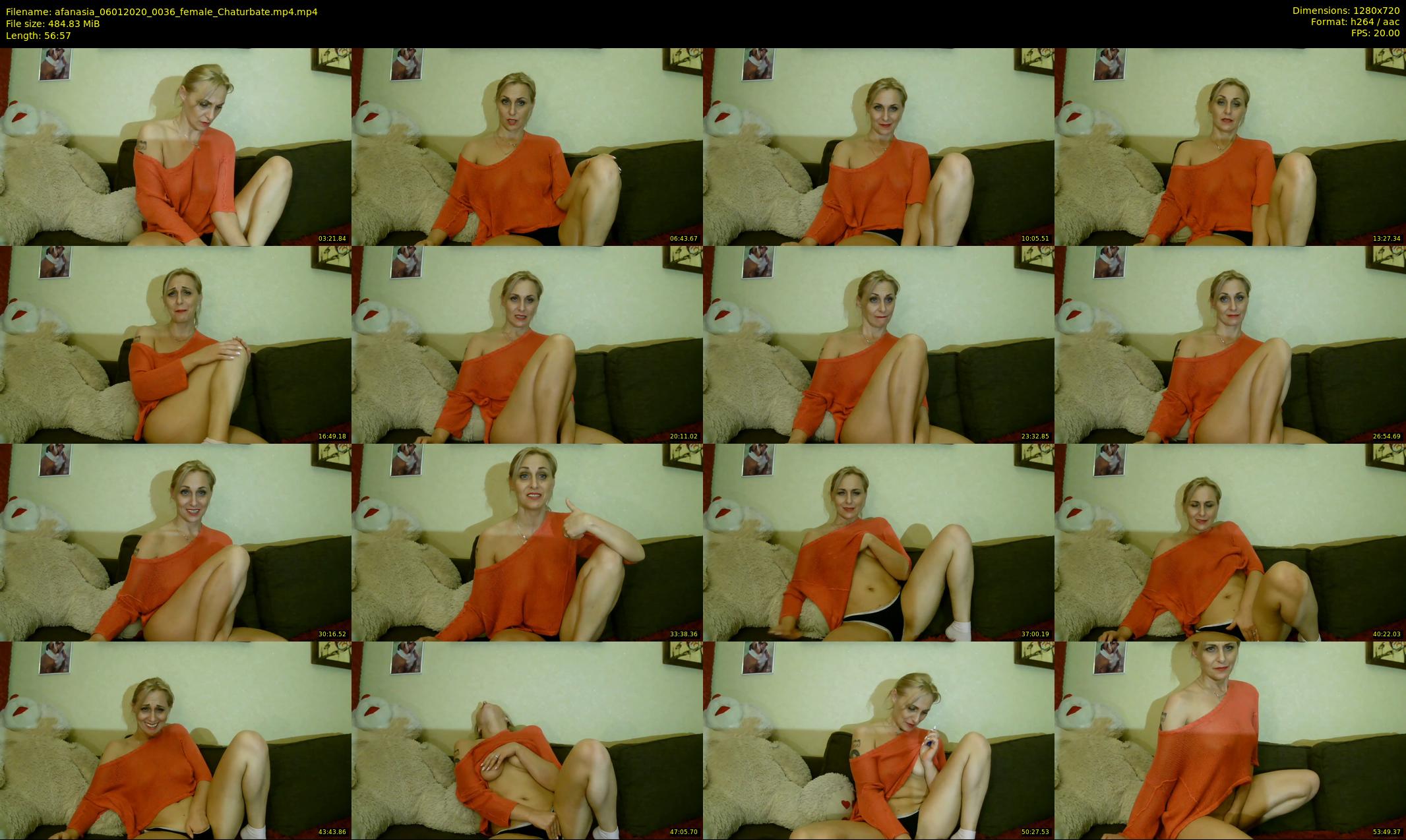 afanasia — 57 minute Chaturbate female cam show recording, 720p, Jan 6, 2020