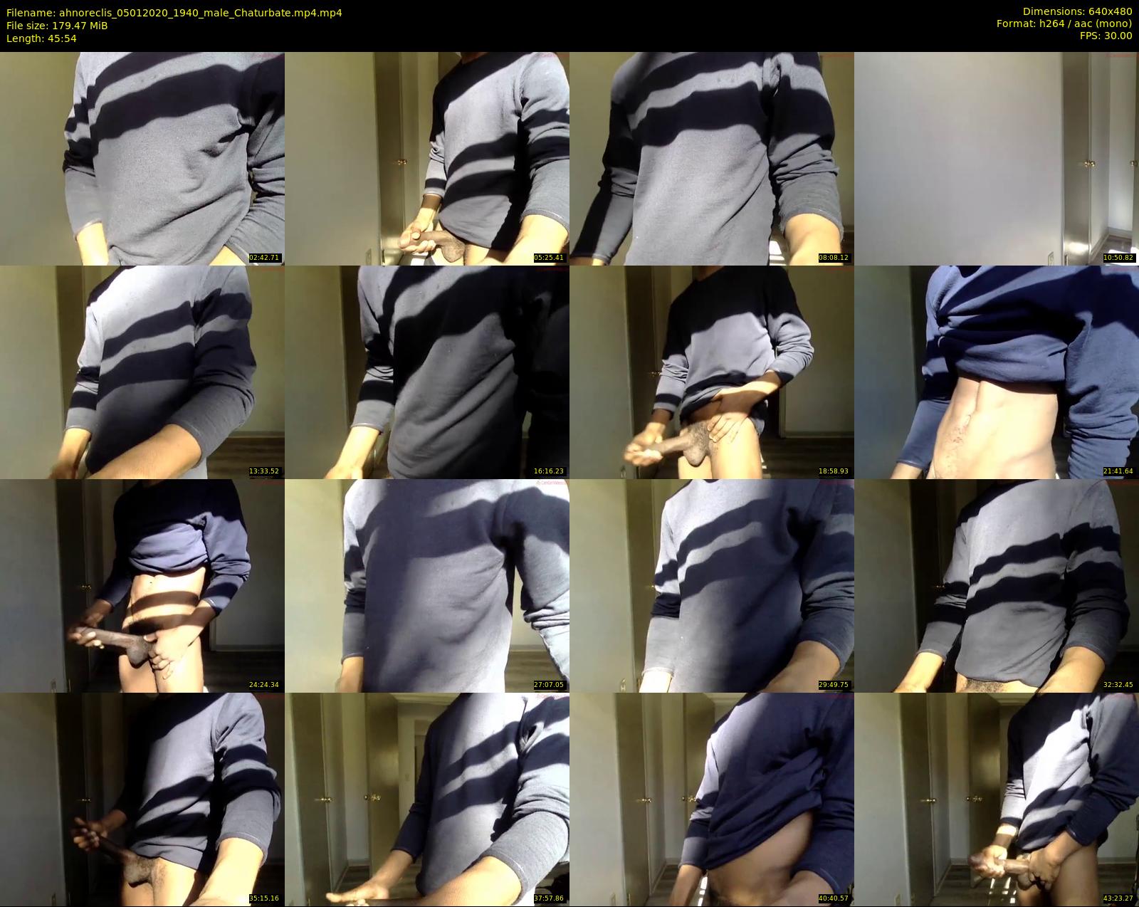 ahnoreclis — 46 minute Chaturbate male cam show recording, 480p, Jan 5, 2020
