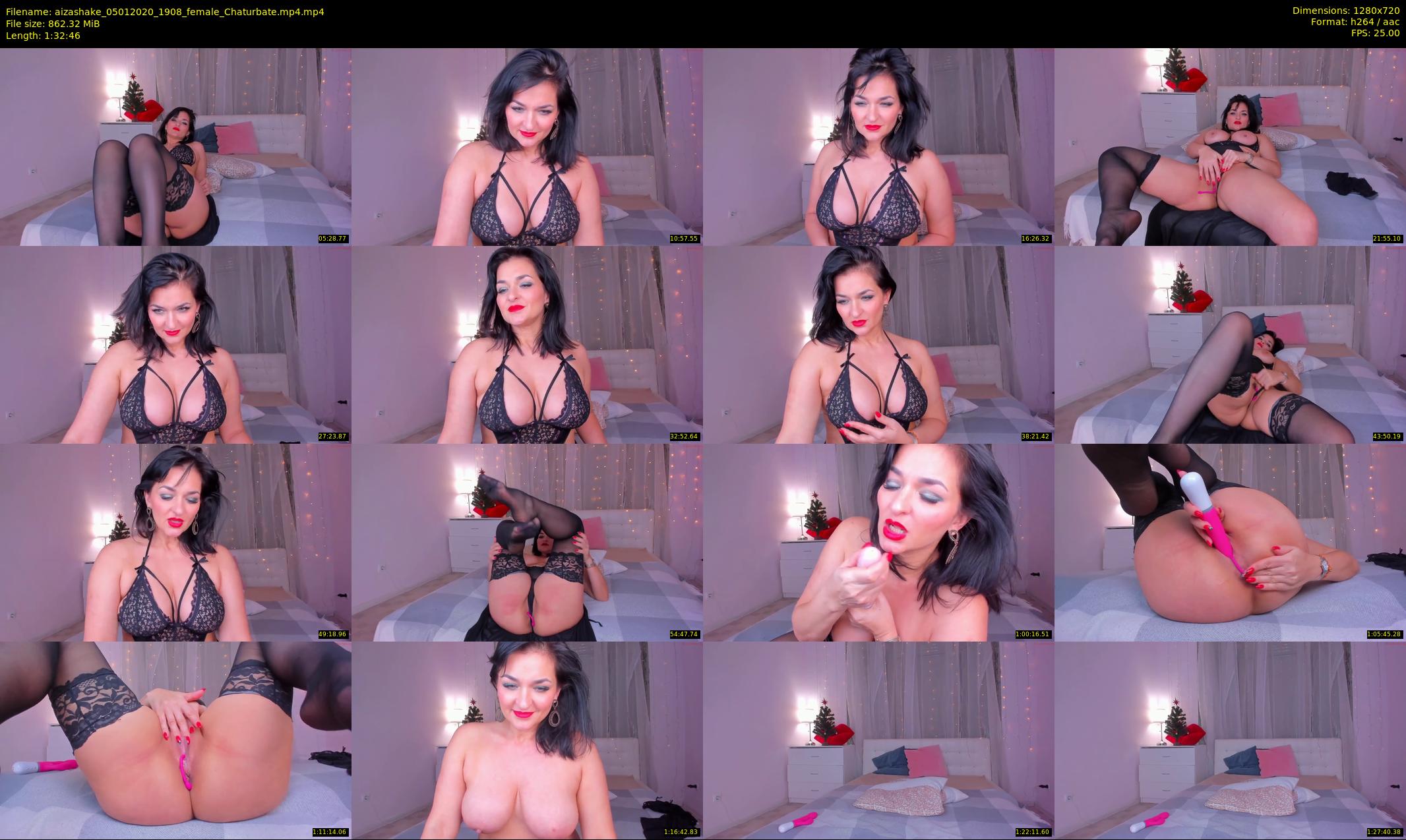 aizashake — 93 minute Chaturbate female cam show recording, 720p, Jan 5, 2020