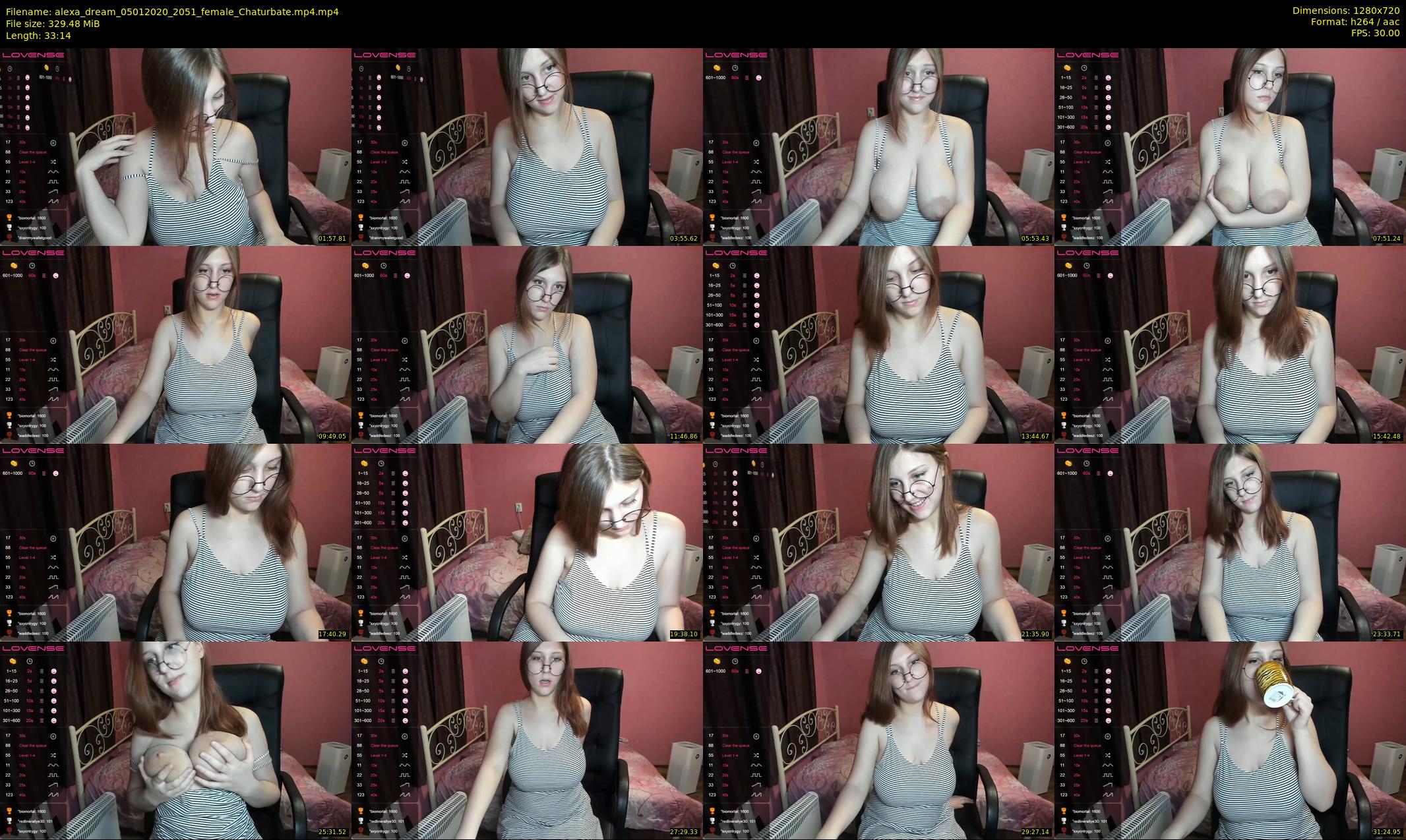 alexa_dream — 34 minute Chaturbate female cam show recording, 720p, Jan 5, 2020