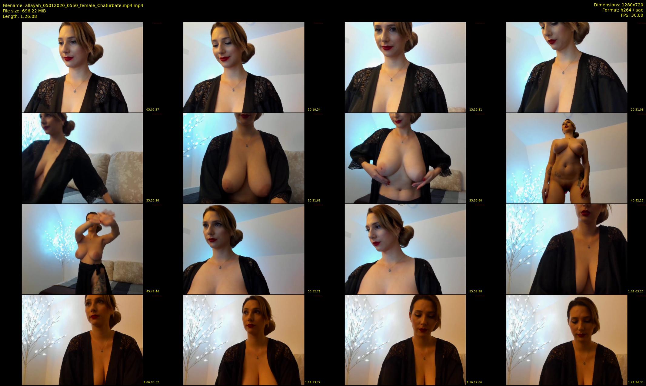 allayah — 87 minute Chaturbate female cam show recording, 720p, Jan 5, 2020