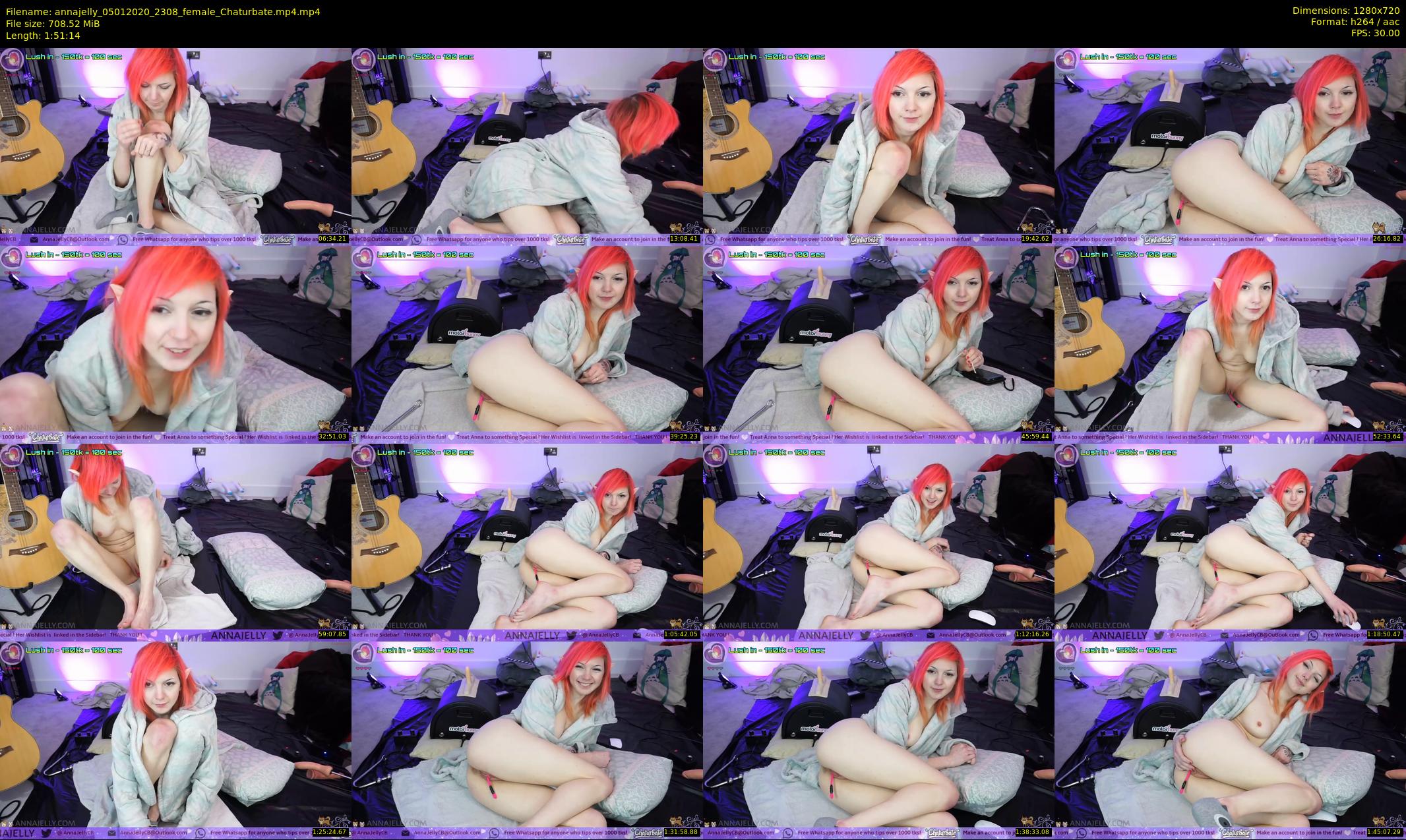 annajelly — 112 minute Chaturbate couple cam show recording, 720p, Jan 5, 2020