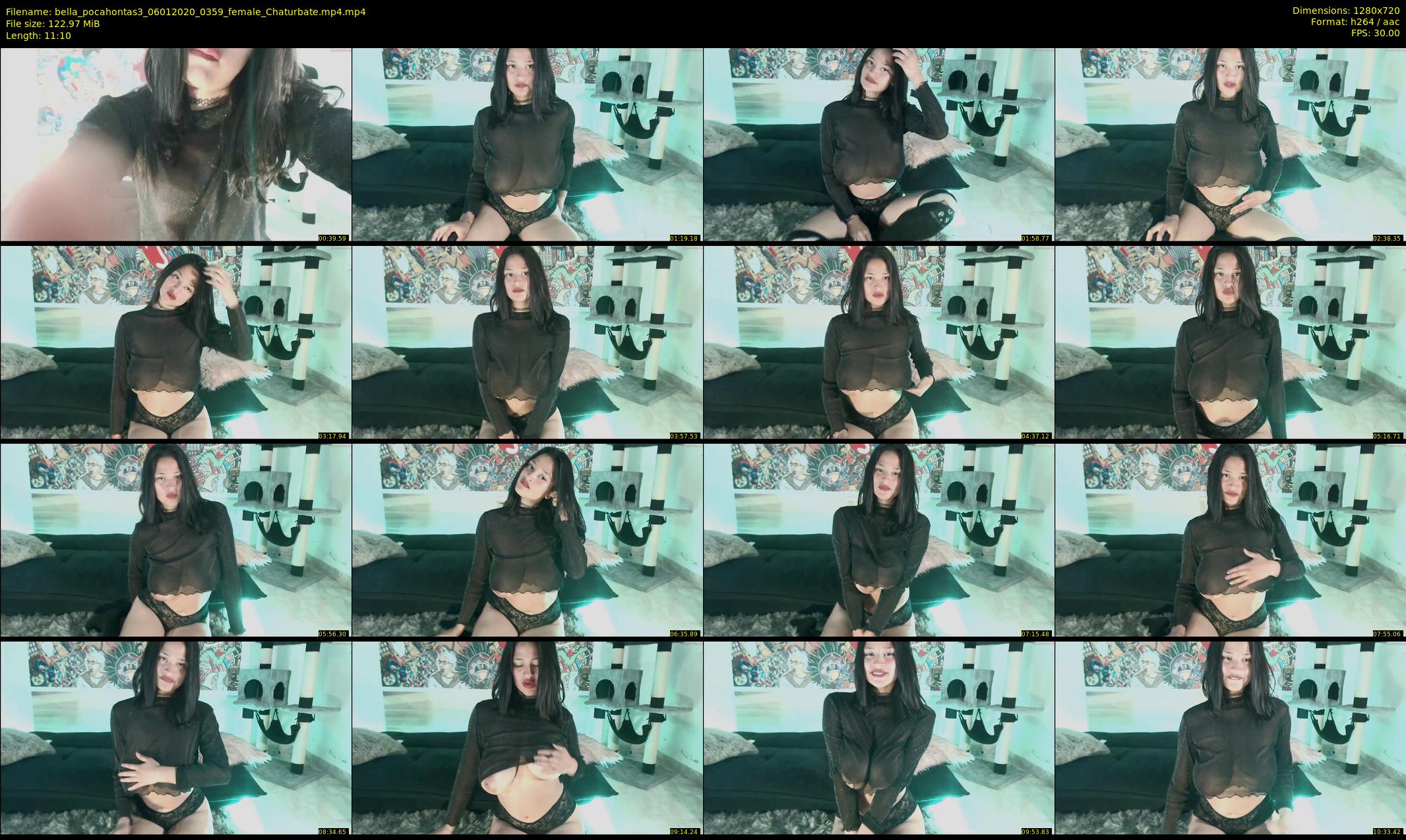 bella_pocahontas3 — 12 minute Chaturbate female cam show recording, 720p, Jan 6, 2020