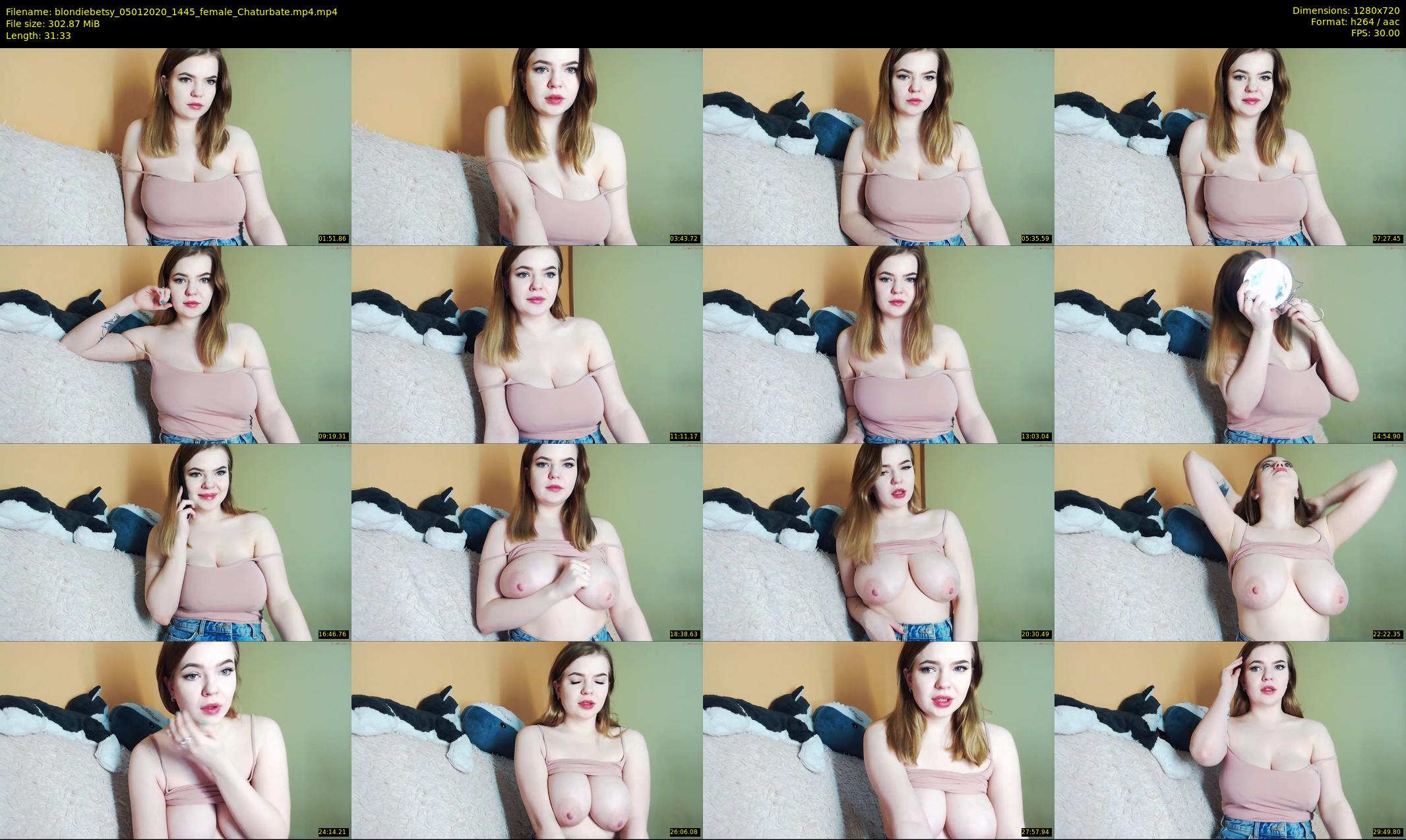 blondiebetsy — 32 minute Chaturbate female cam show recording, 720p, Jan 5, 2020