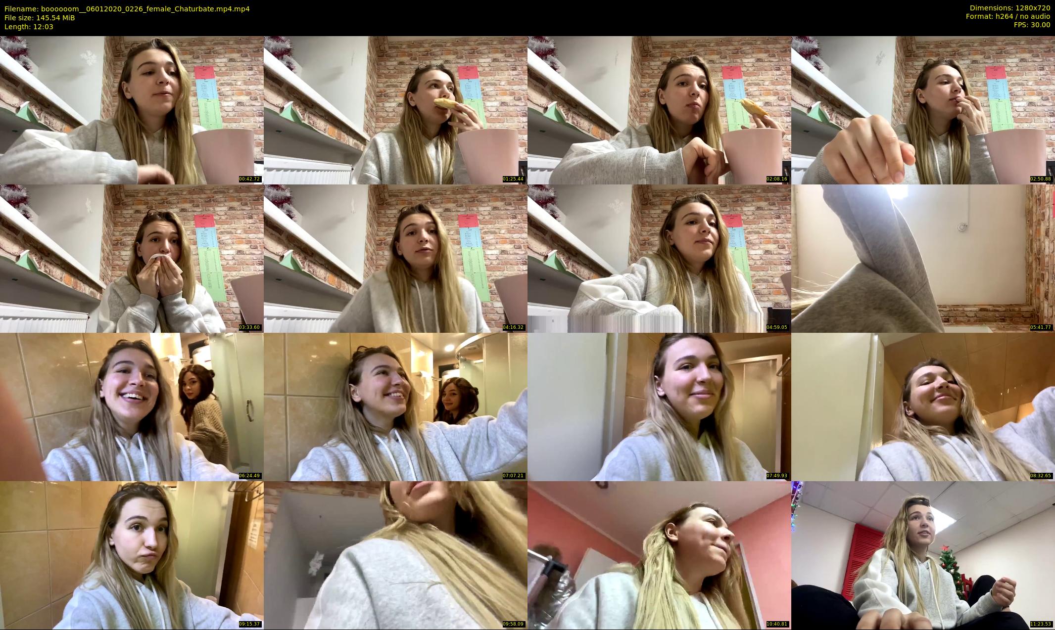 boooooom_ — 13 minute Chaturbate female cam show recording, 720p, Jan 6, 2020