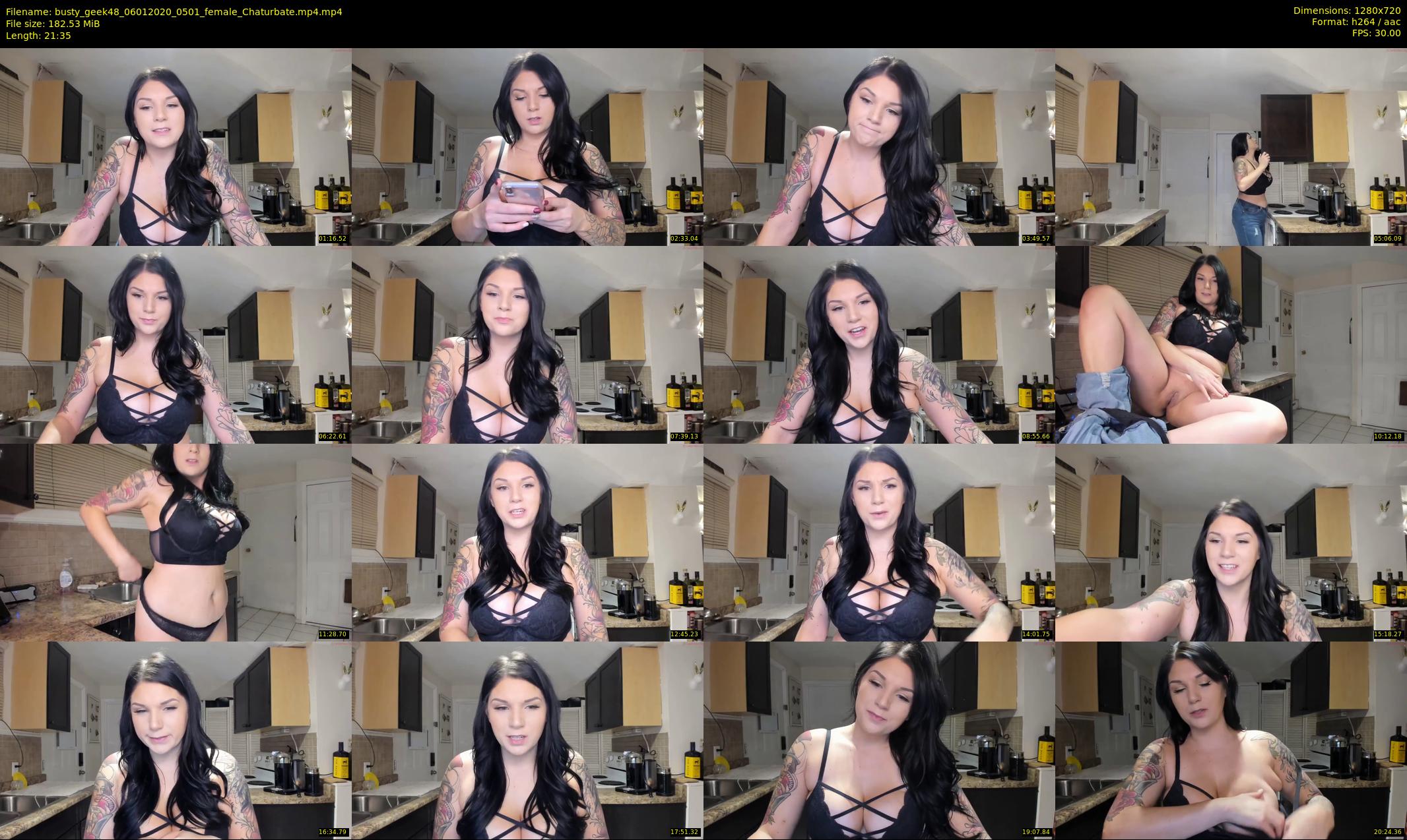 busty_geek48 — 22 minute Chaturbate female cam show recording, 720p, Jan 6, 2020