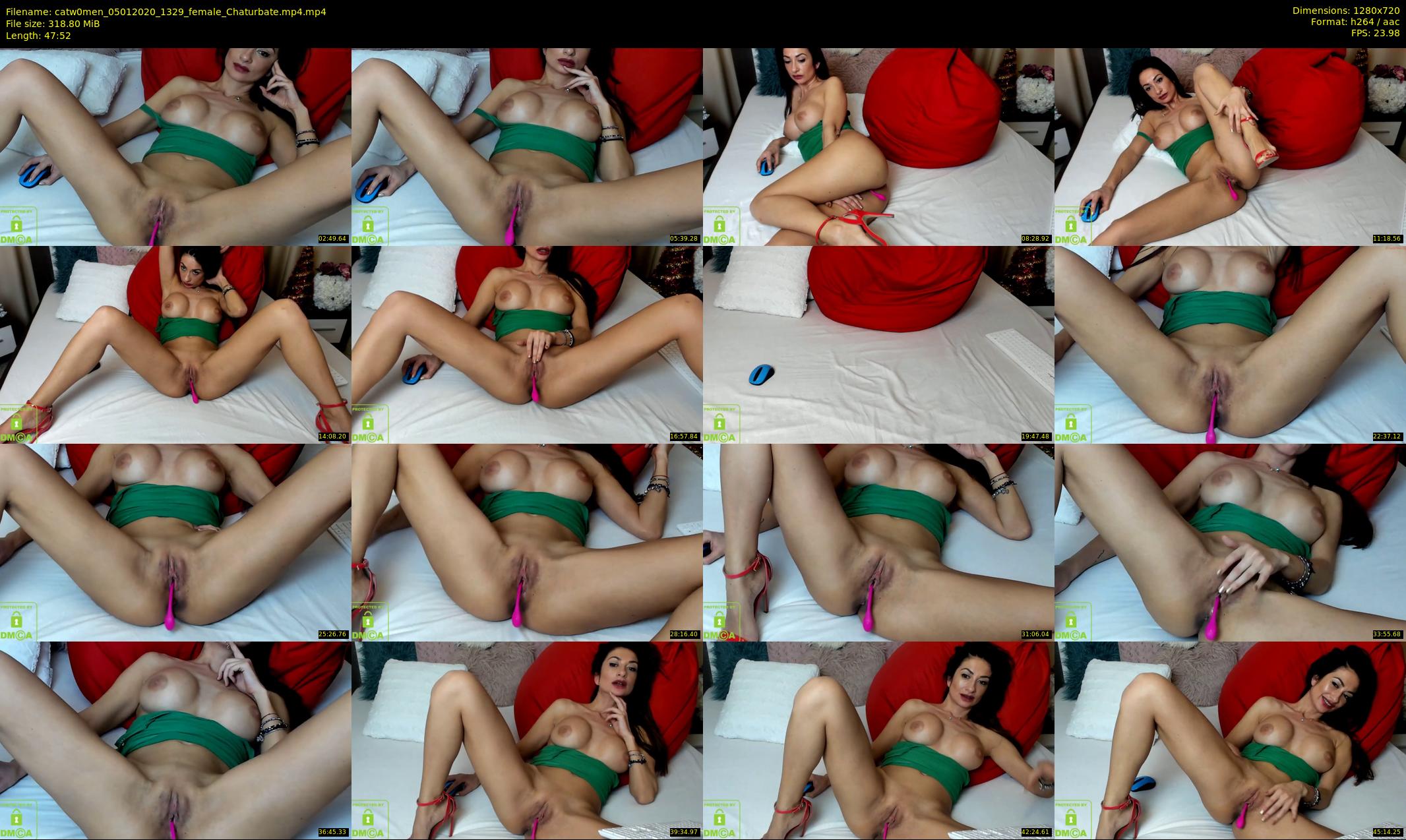 catw0men — 48 minute Chaturbate female cam show recording, 720p, Jan 5, 2020