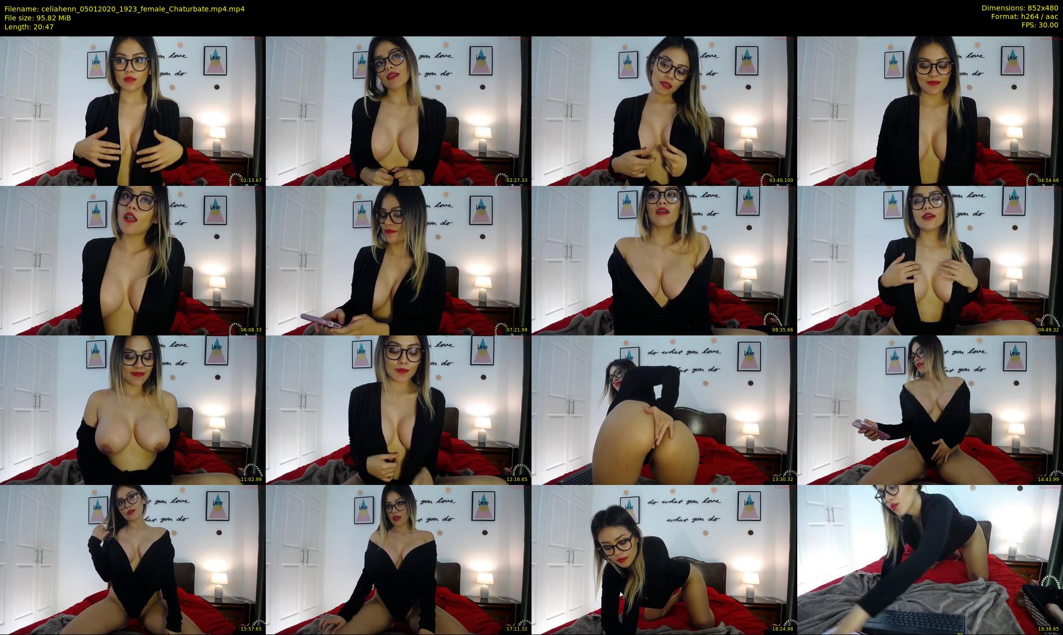 celiahenn — 21 minute Chaturbate female cam show recording, 480p, Jan 5, 2020