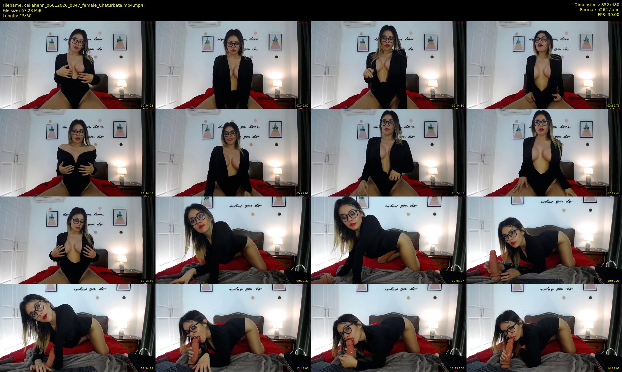 celiahenn — 16 minute Chaturbate female cam show recording, 480p, Jan 6, 2020