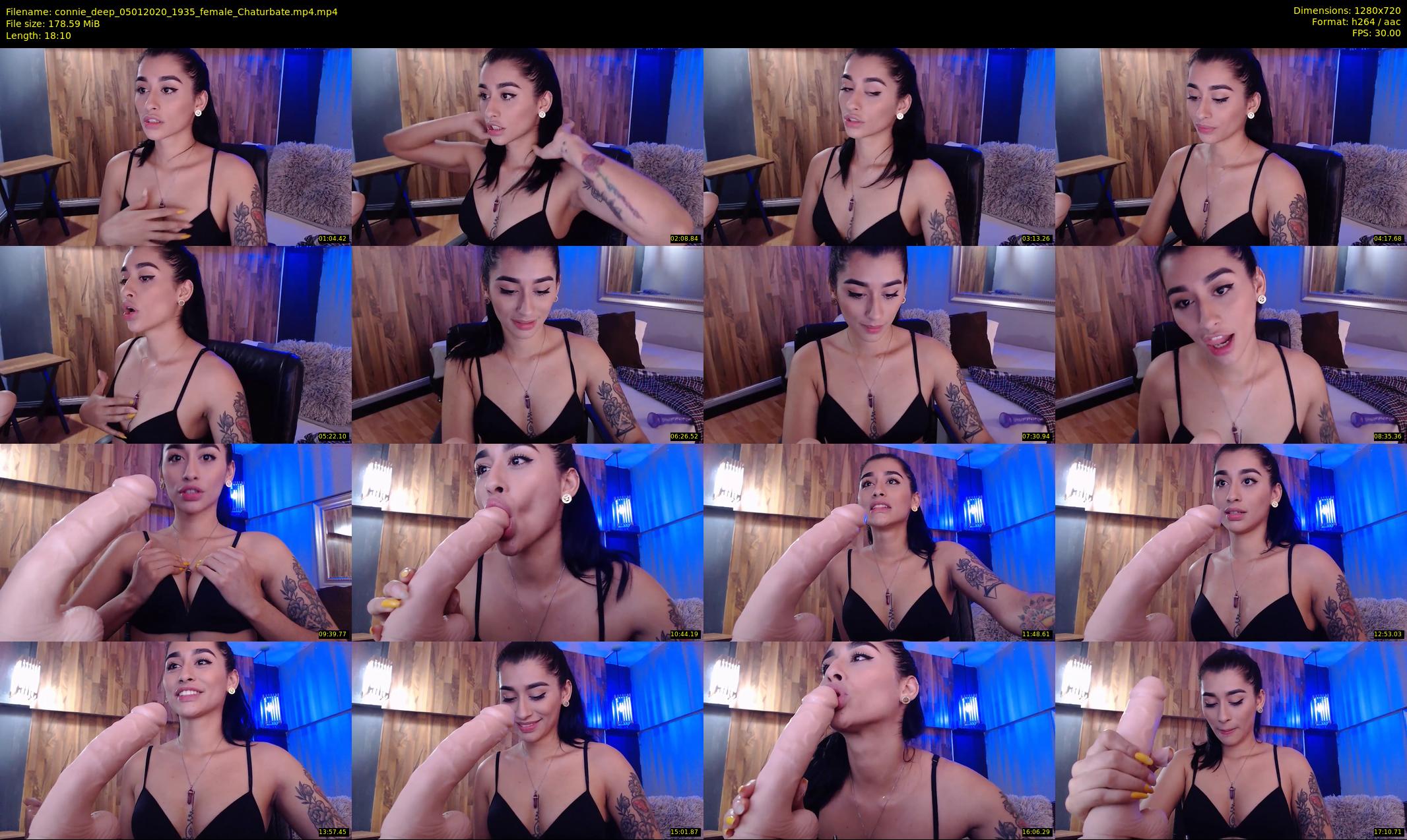 connie_deep — 19 minute Chaturbate female cam show recording, 720p, Jan 5, 2020